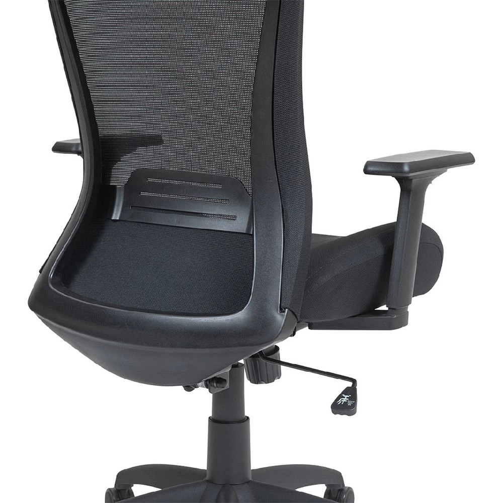 8 J.Burrows Birmingham 180Kg Chair Black Ergonomic Chairs and Desk Chairs, 8 of 10