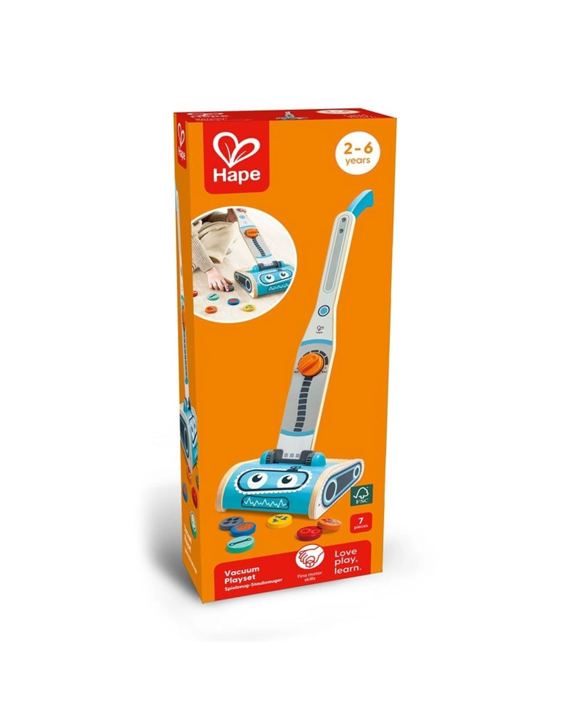 1 Hape Vacuum Playset, 1 of 5
