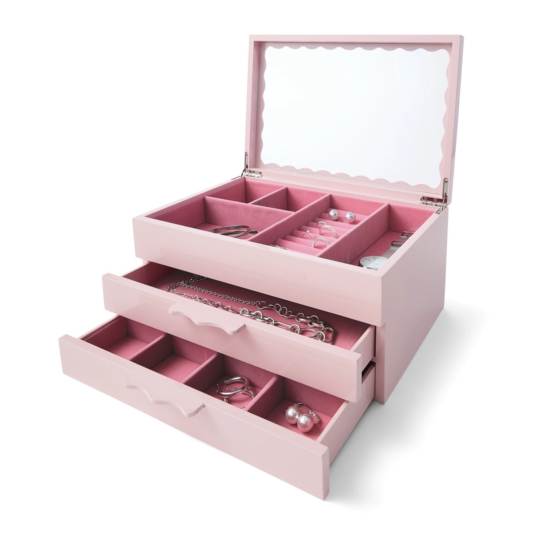 1 Wavy Edge Jewellery Box, 1 of 10