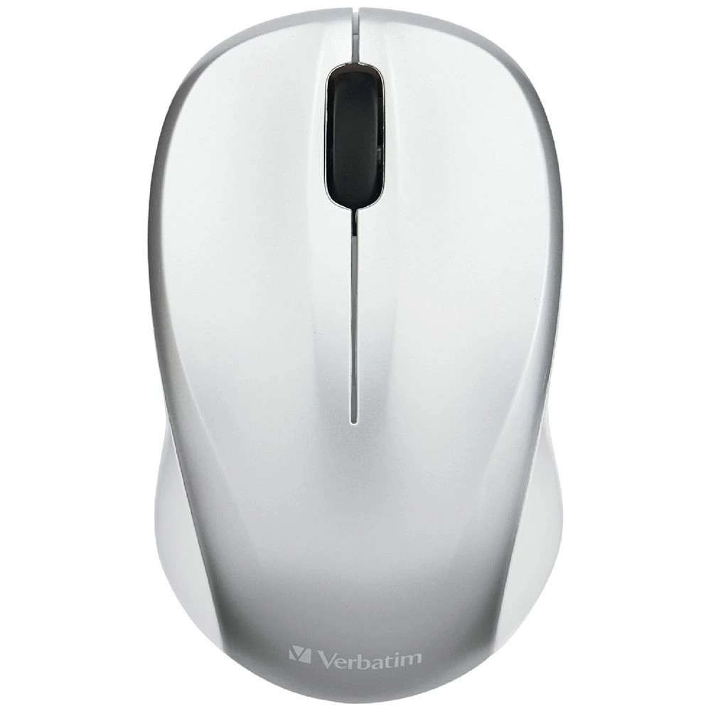 1 Verbatim Silent Wireless Mouse Silver, 1 of 3