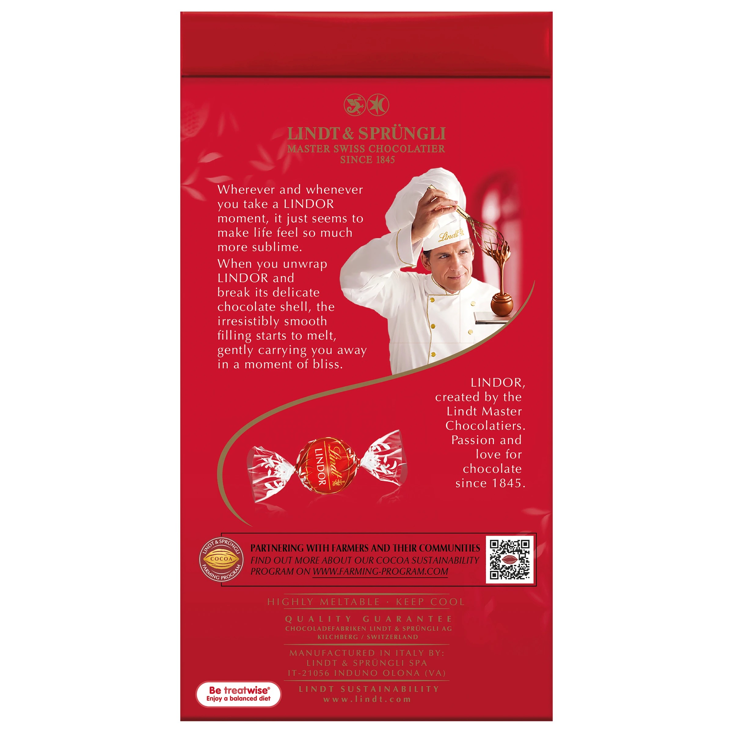 3 Lindt LINDOR Milk Chocolate Bag 125g, 3 of 9