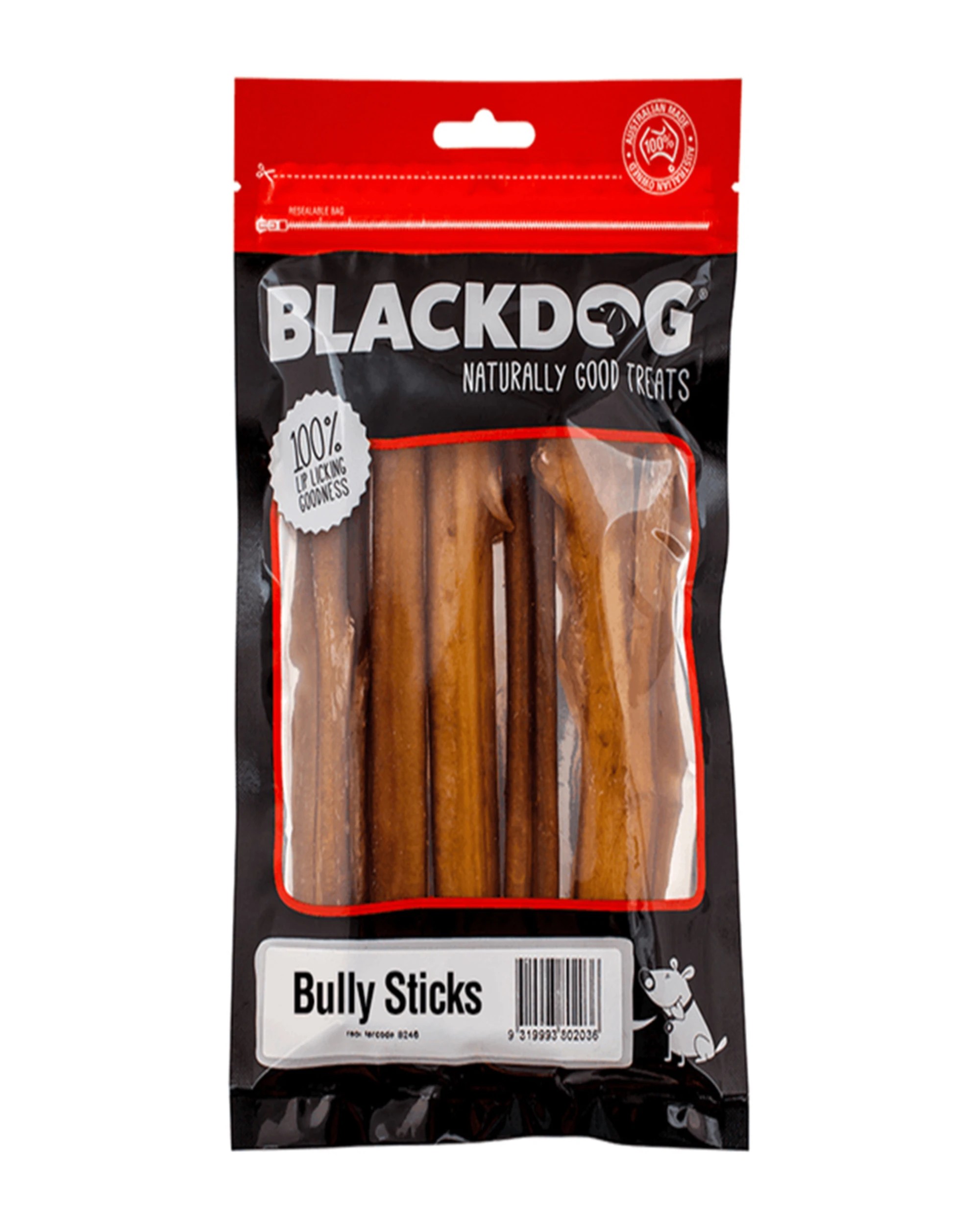 1 Blackdog Dog Treats Bully Sticks, 1 of 3