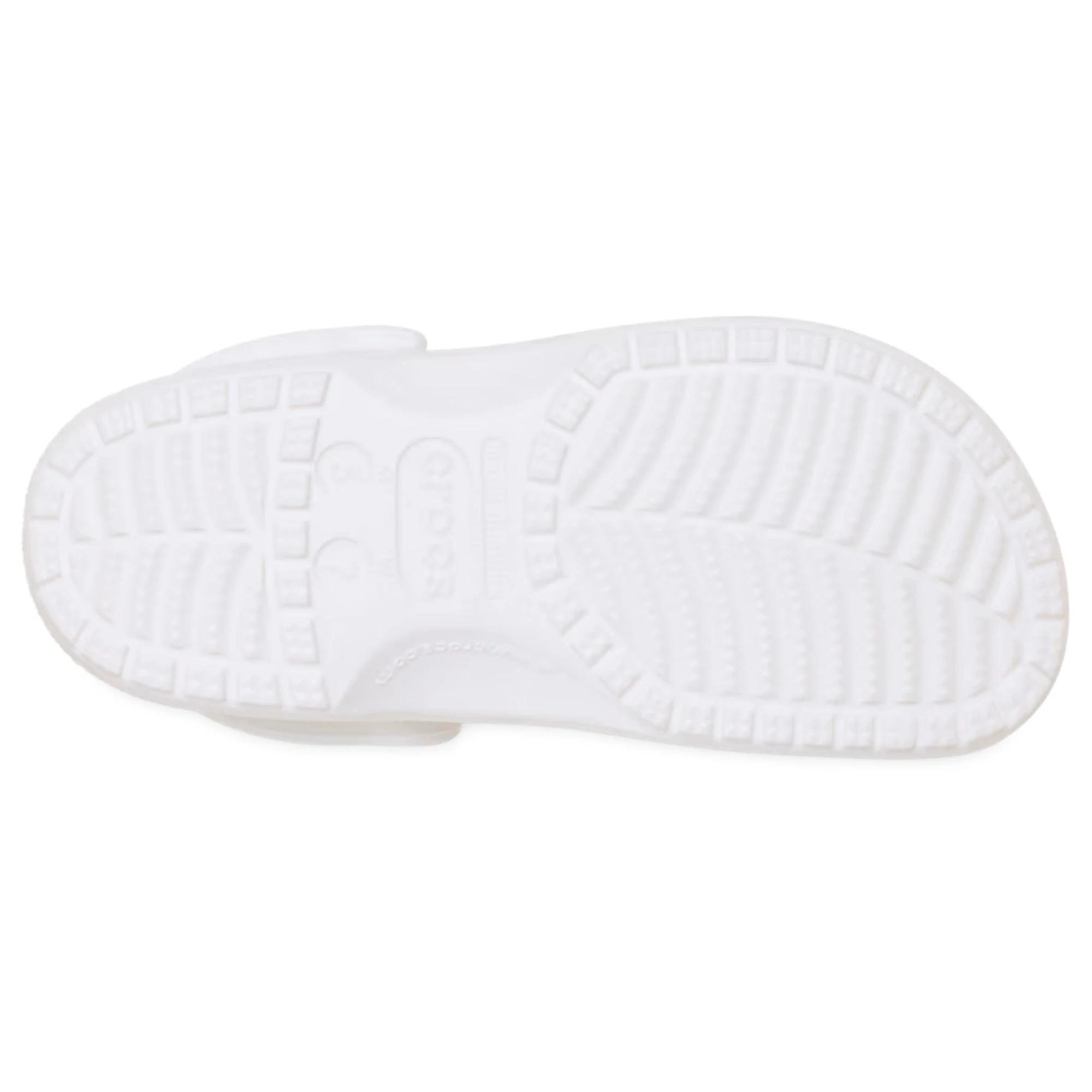 6 Crocs Unisex Classic Clog Sandals WHITE, 6 of 6