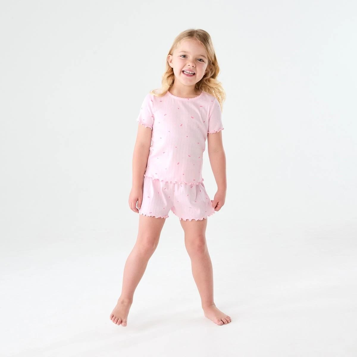 1 Pointelle Pyjama Set PINK CHERRIES, 1 of 7