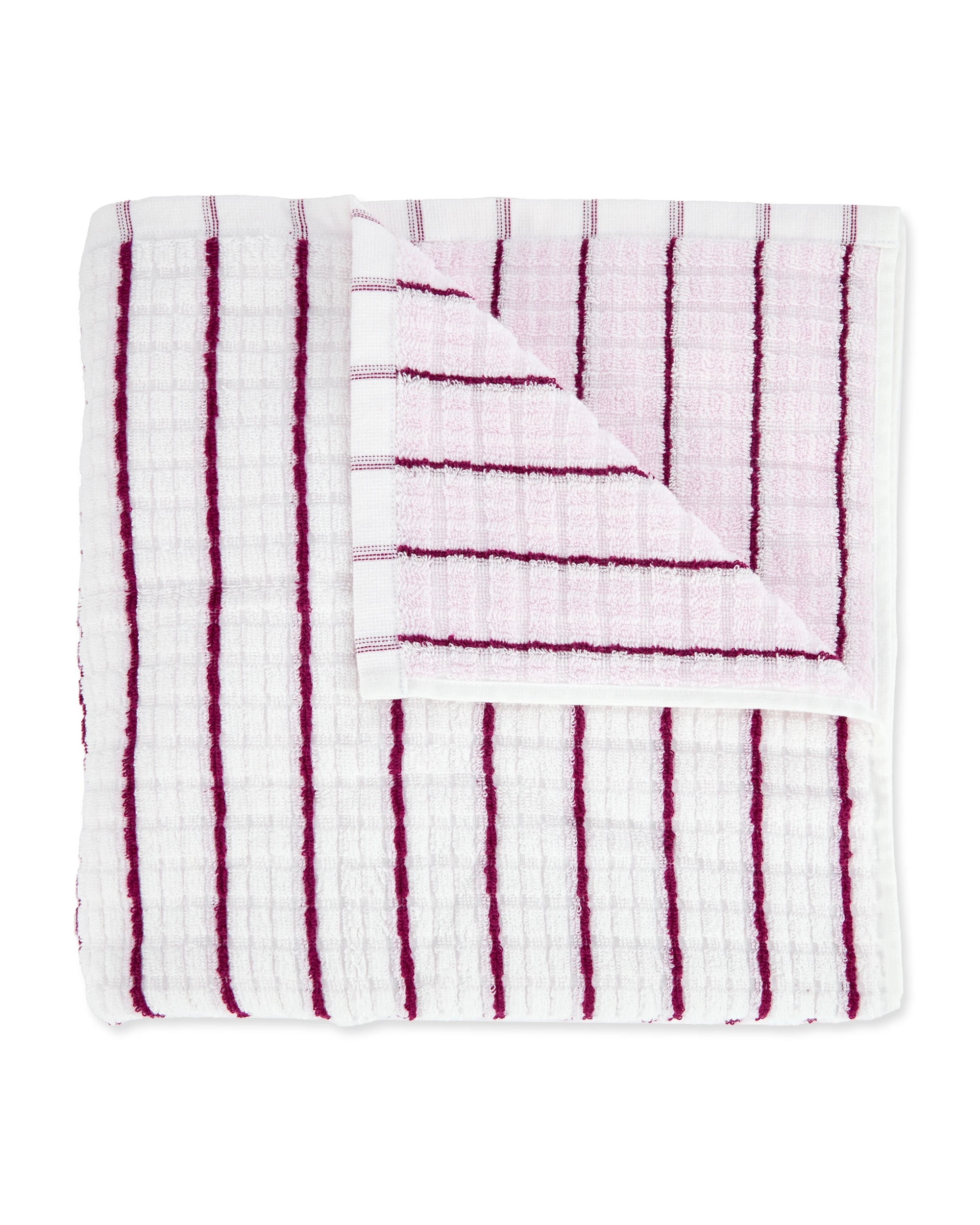 1 Pinstripe Bath Towel - Pink, 1 of 5