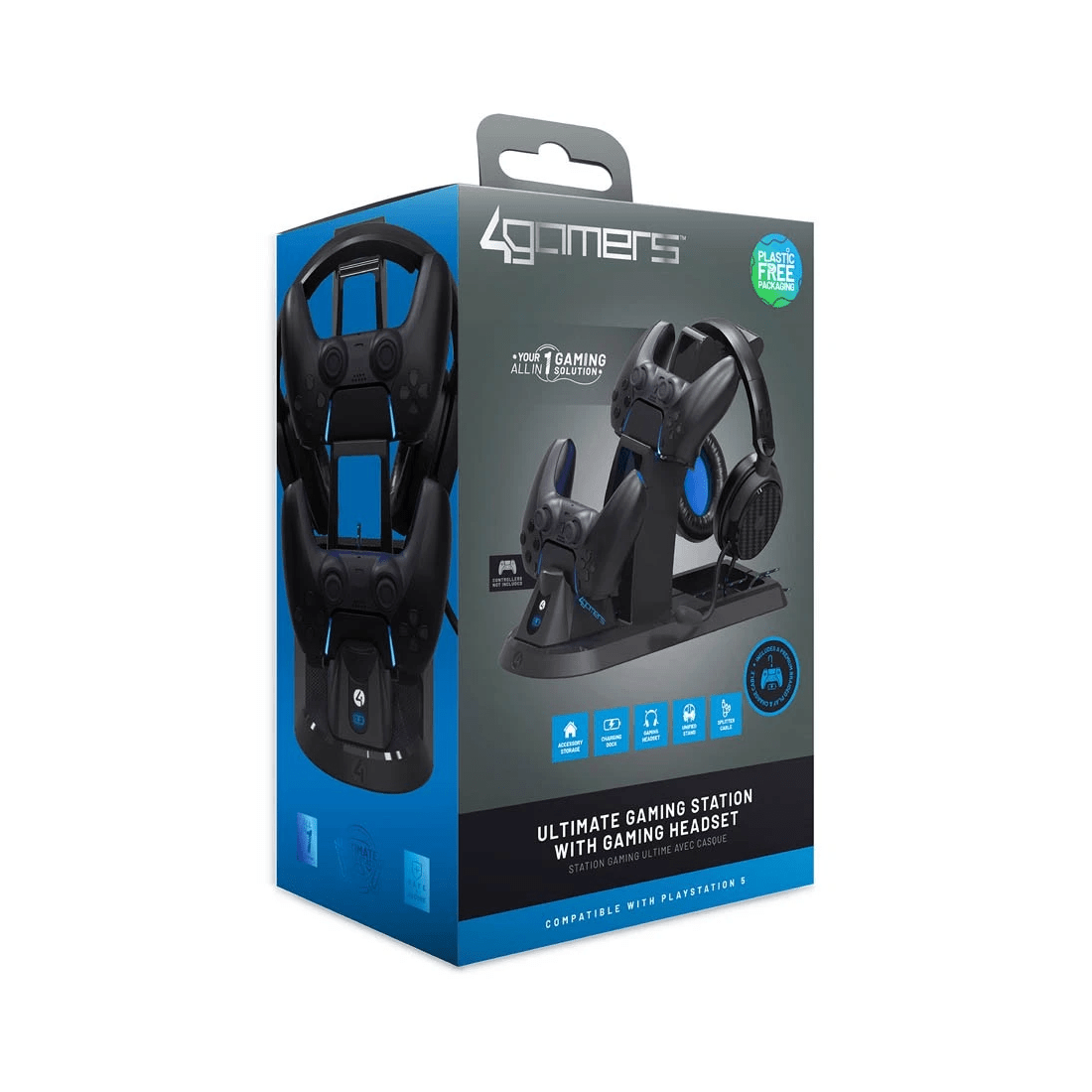 2 4Gamers PS5 Ultimate Gaming Station - Black
 - Black, 2 of 5