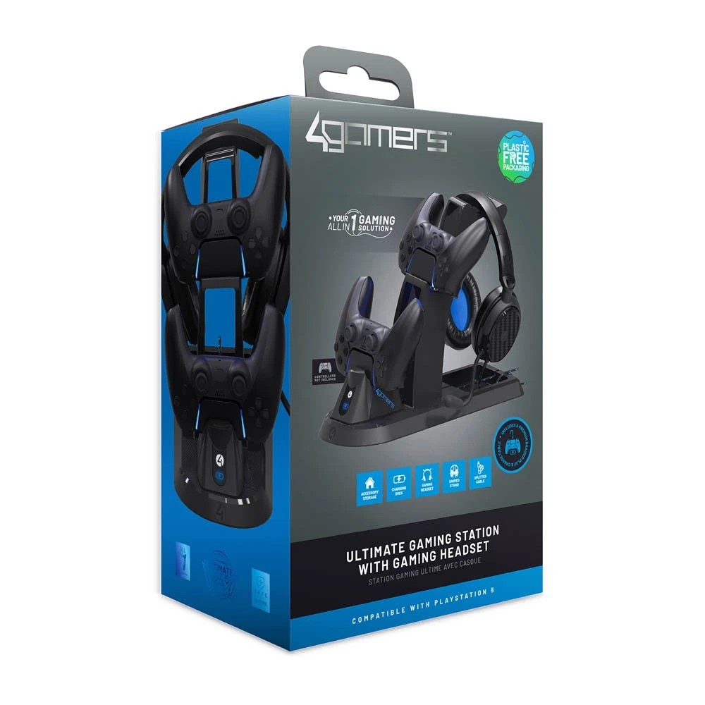 2 4Gamers PS5 Ultimate Gaming Station - Black
 - Black, 2 of 5