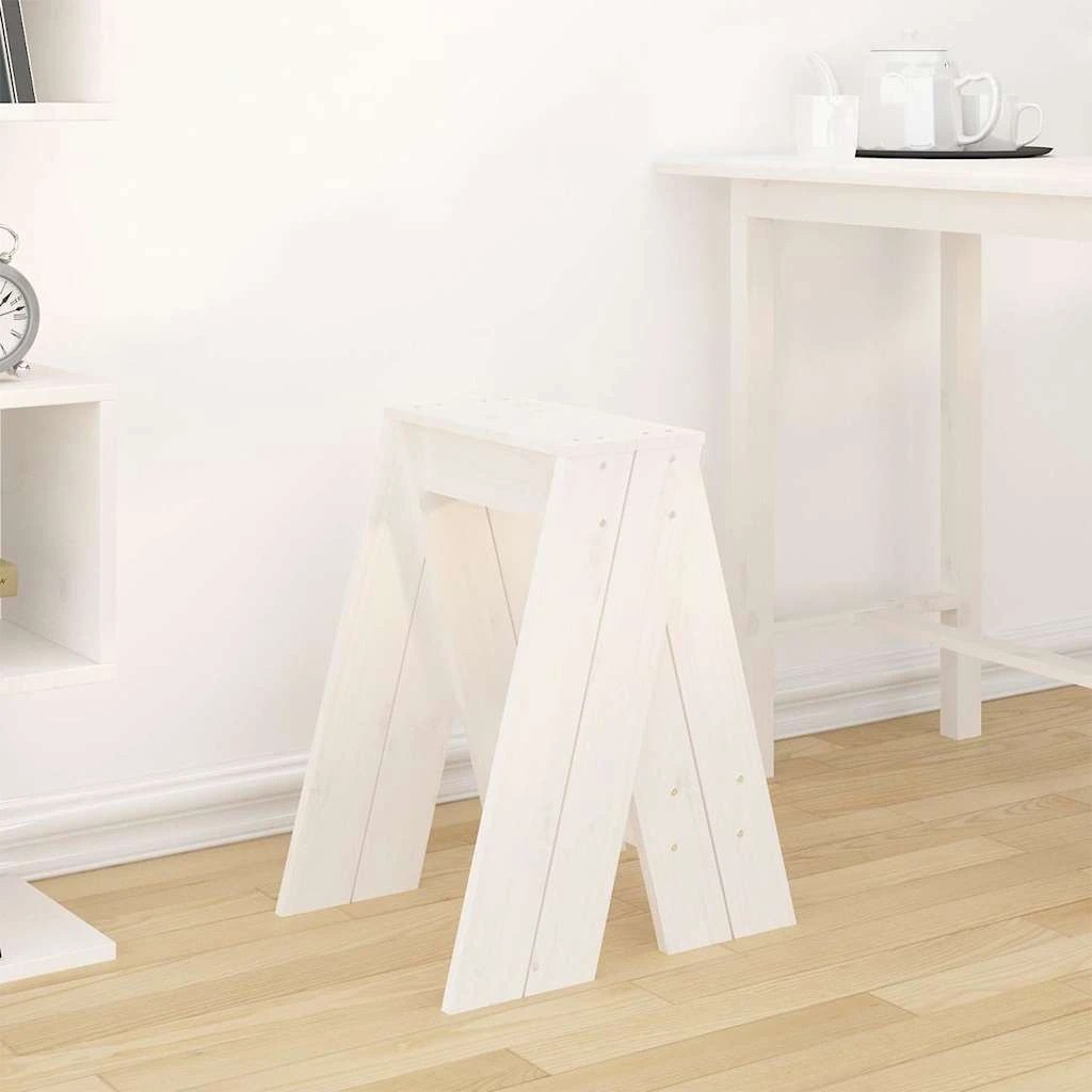 1 Vidaxl Stool, Stools - White, 1 of 8