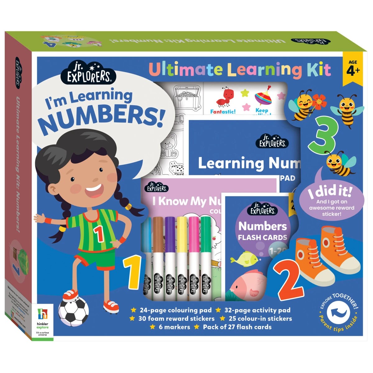1 Jr. Explorers I'm Learning Numbers! Ultimate Learning Kit​ - Book, 1 of 7