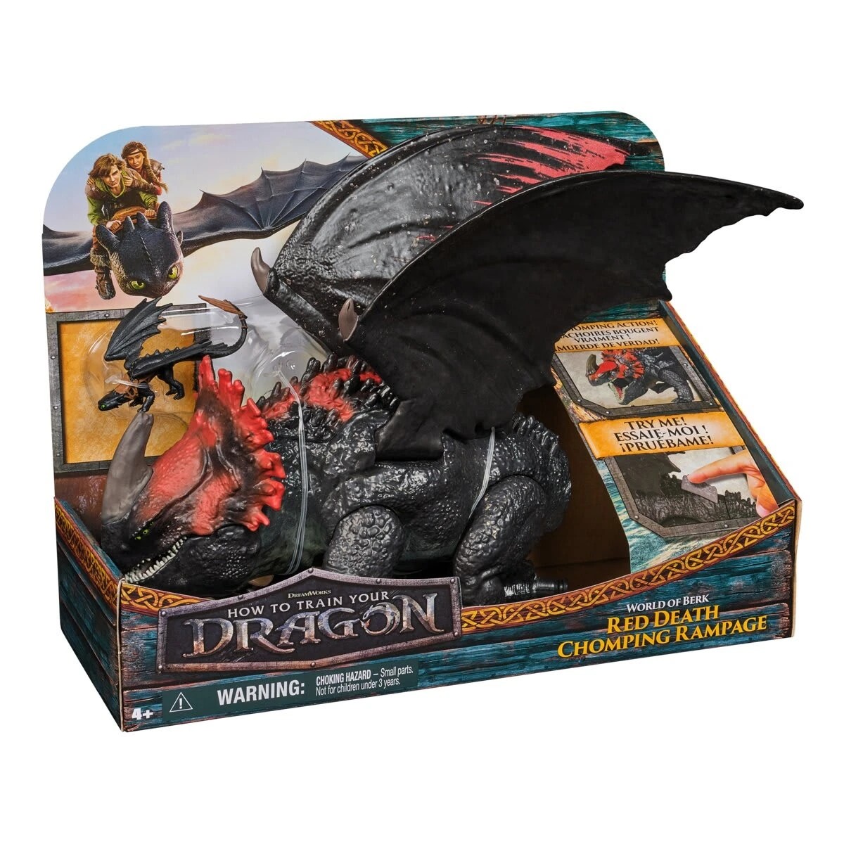 8 How To Train Your Dragon World of Berk: Red Death Chomping Rampage Action Figure, 8 of 8