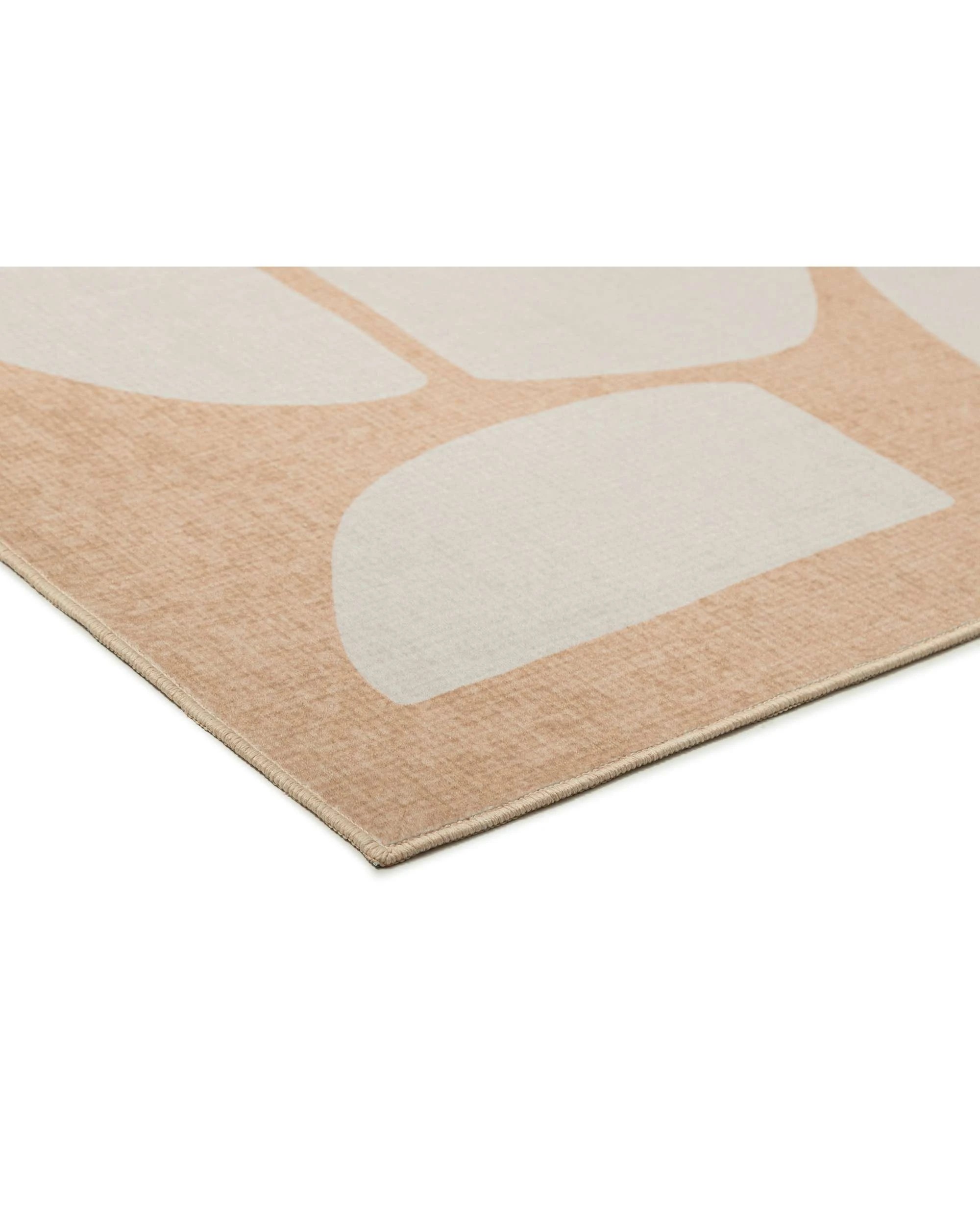 4 Loopsie Tribeca Printed Washable Rug-220cm x 150cm - Beige, 4 of 8