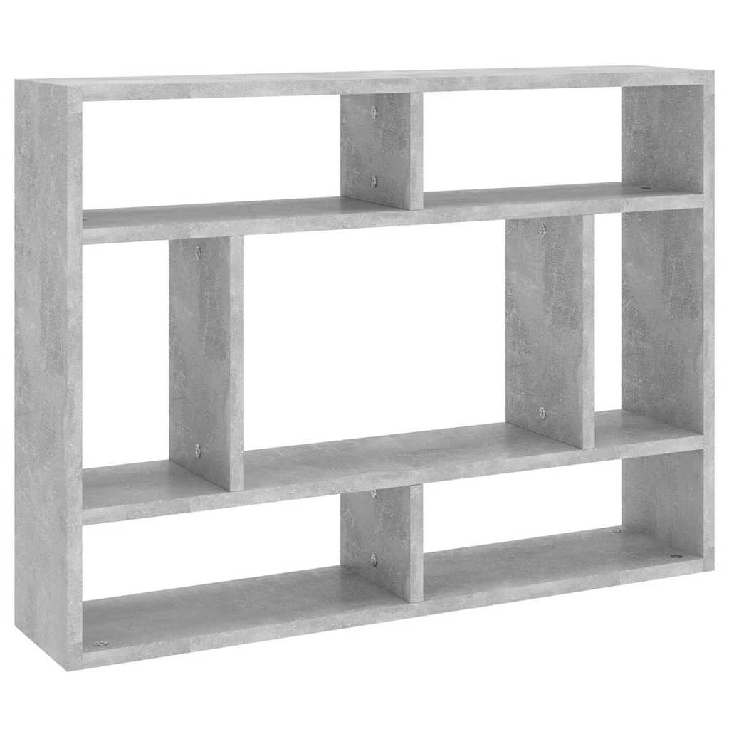 2 vidaXL Wall shelf Wall mounting - Grey, 2 of 6