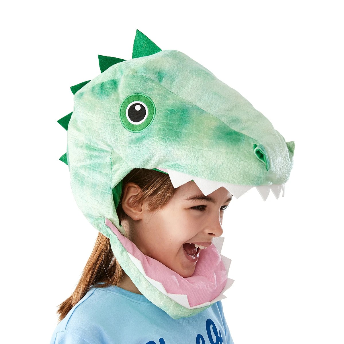 1 Plush Head Mask - Dino, Ages 3+, 1 of 8