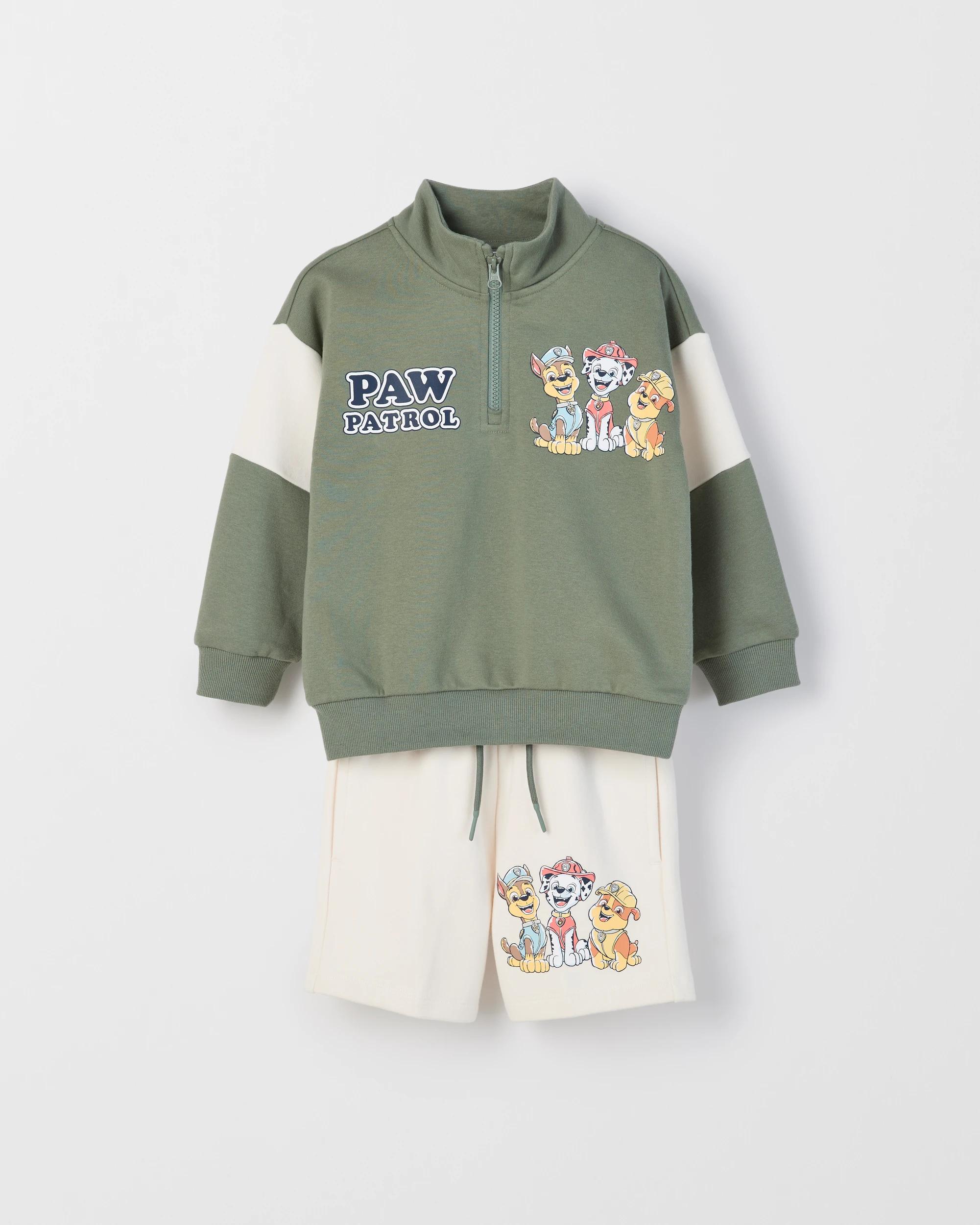 1 Paw Patrol Australian Cotton Blend Jumper and Shorts Set PAW PATROL, 1 of 3