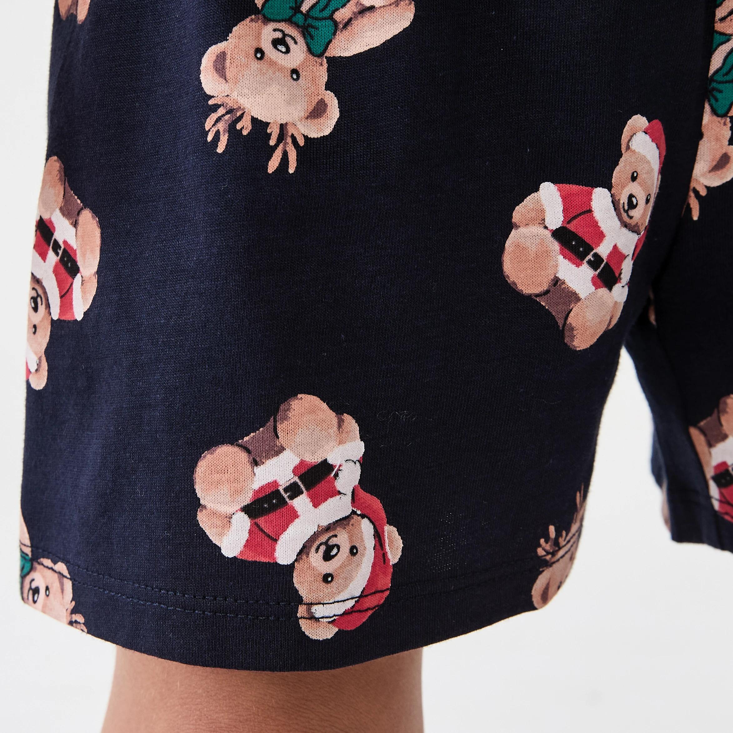 6 Christmas Print Family Matching Pyjama Set XMAS BEAR SKY CAPTAIN, 6 of 10