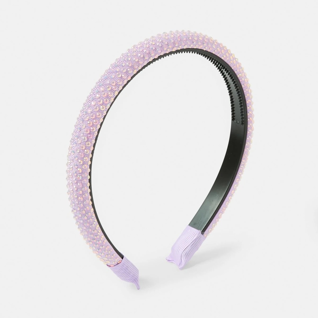 1 Diamante Headband - Purple, 1 of 4
