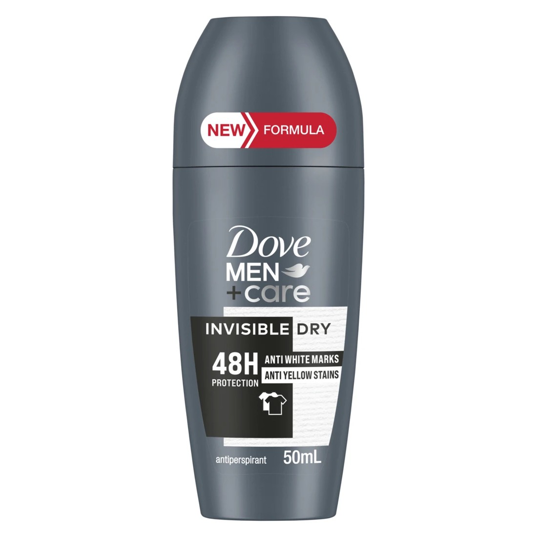 1 Dove Men + Care Invisible Dry Antiperspirant Deodorant Roll-On, 1 of 3