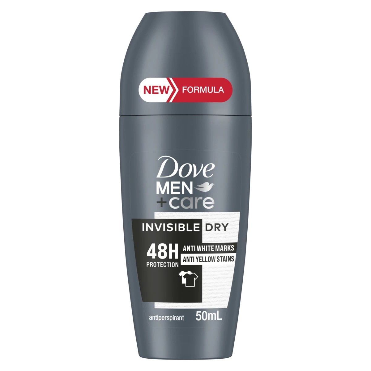1 Dove Men + Care Invisible Dry Antiperspirant Deodorant Roll-On, 1 of 3