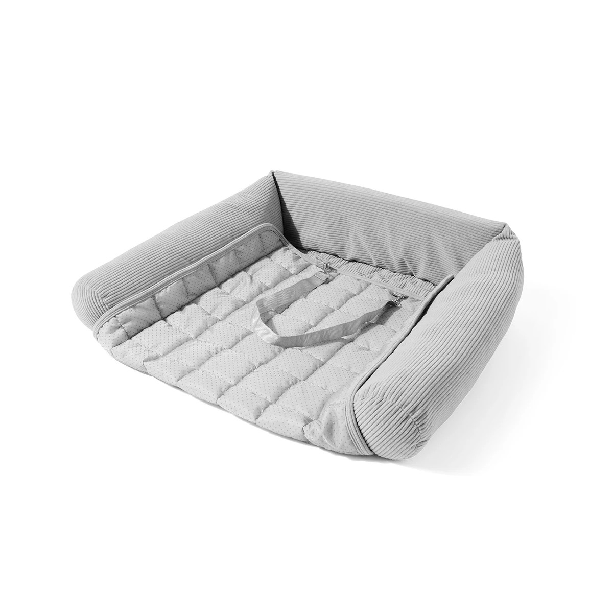 6 Pet Corduroy Couch Topper - Grey, 6 of 10