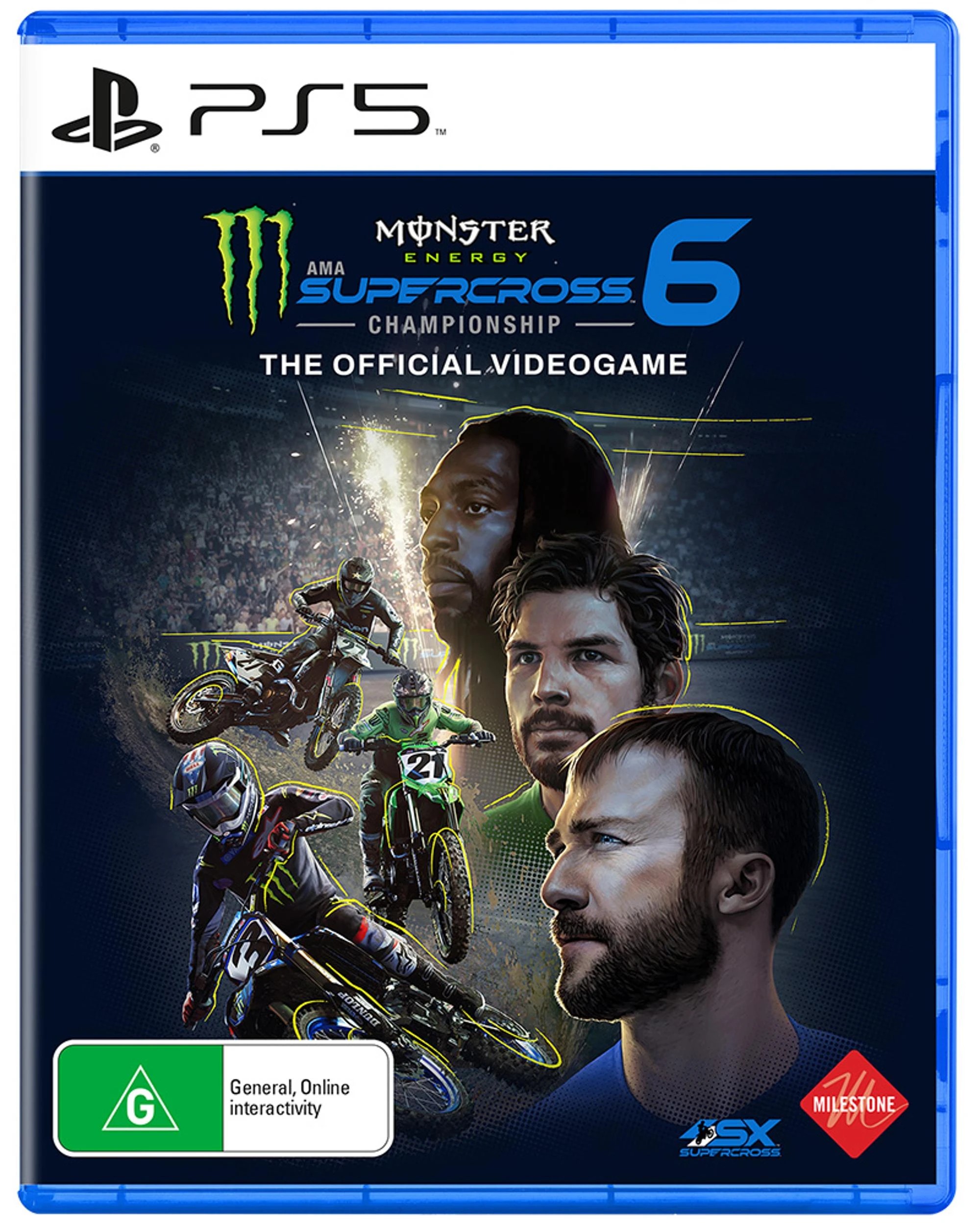 1 Monster Energy Supercross 6 - PS5, 1 of 9