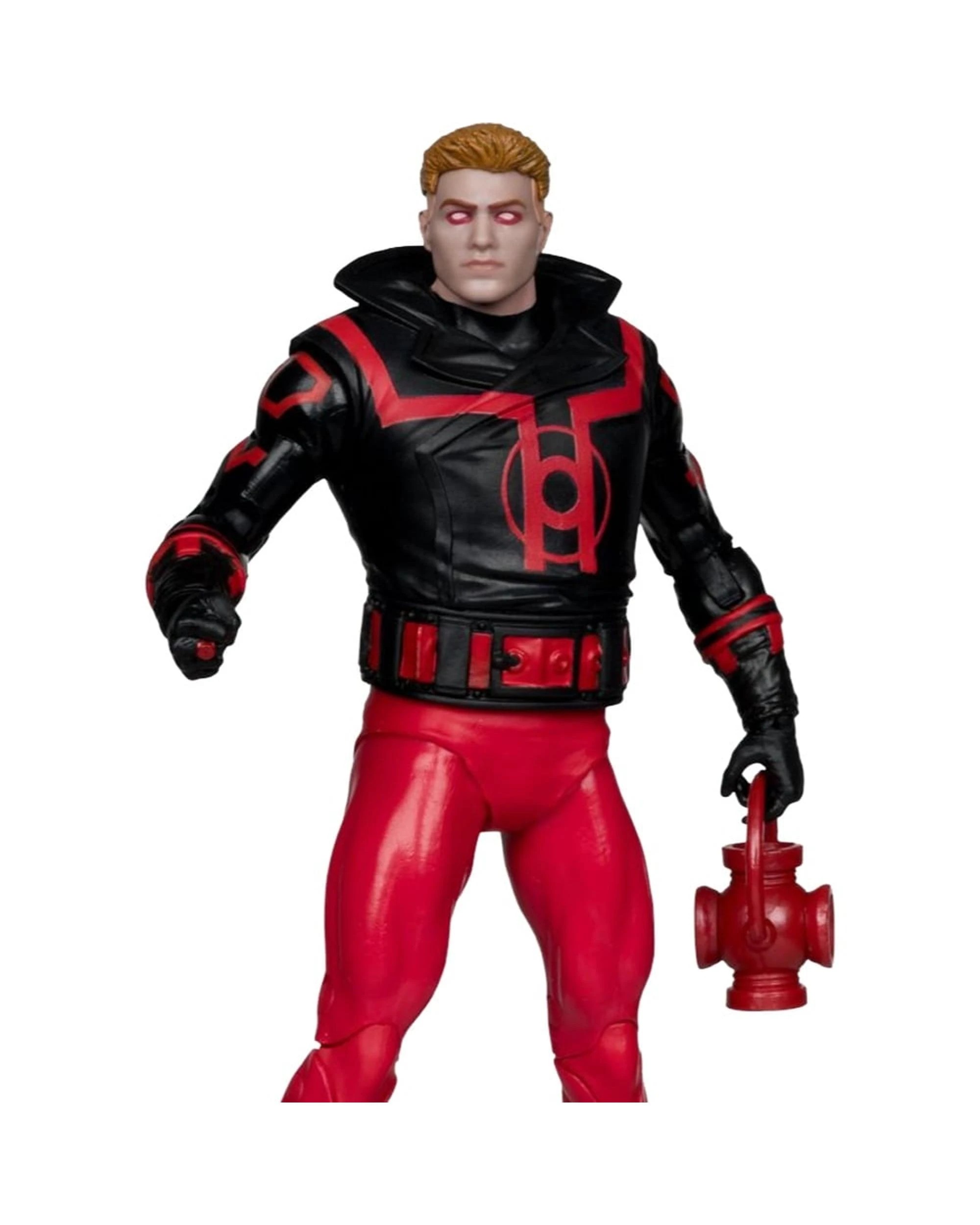 4 DC Multiverse Collector Edition #37 Green Lantern Guy Gardner Red Lantern Red Platinum Edition 7 inch Action Figure, 4 of 7