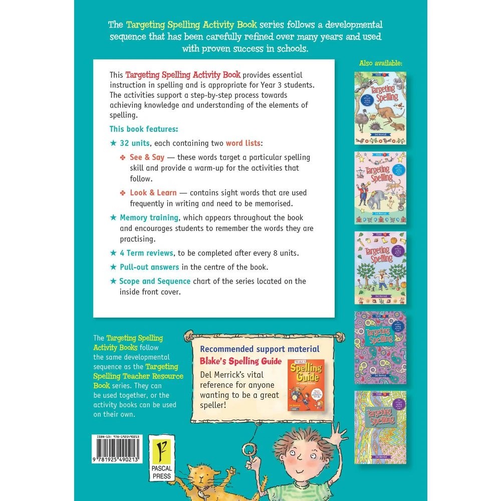 6 Targeting Spelling Activity Book Year 3, 6 of 6
