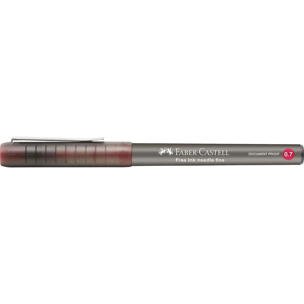 2 Faber-Castell Free Roller Rollerball Pen 0.7mm Red, 2 of 8