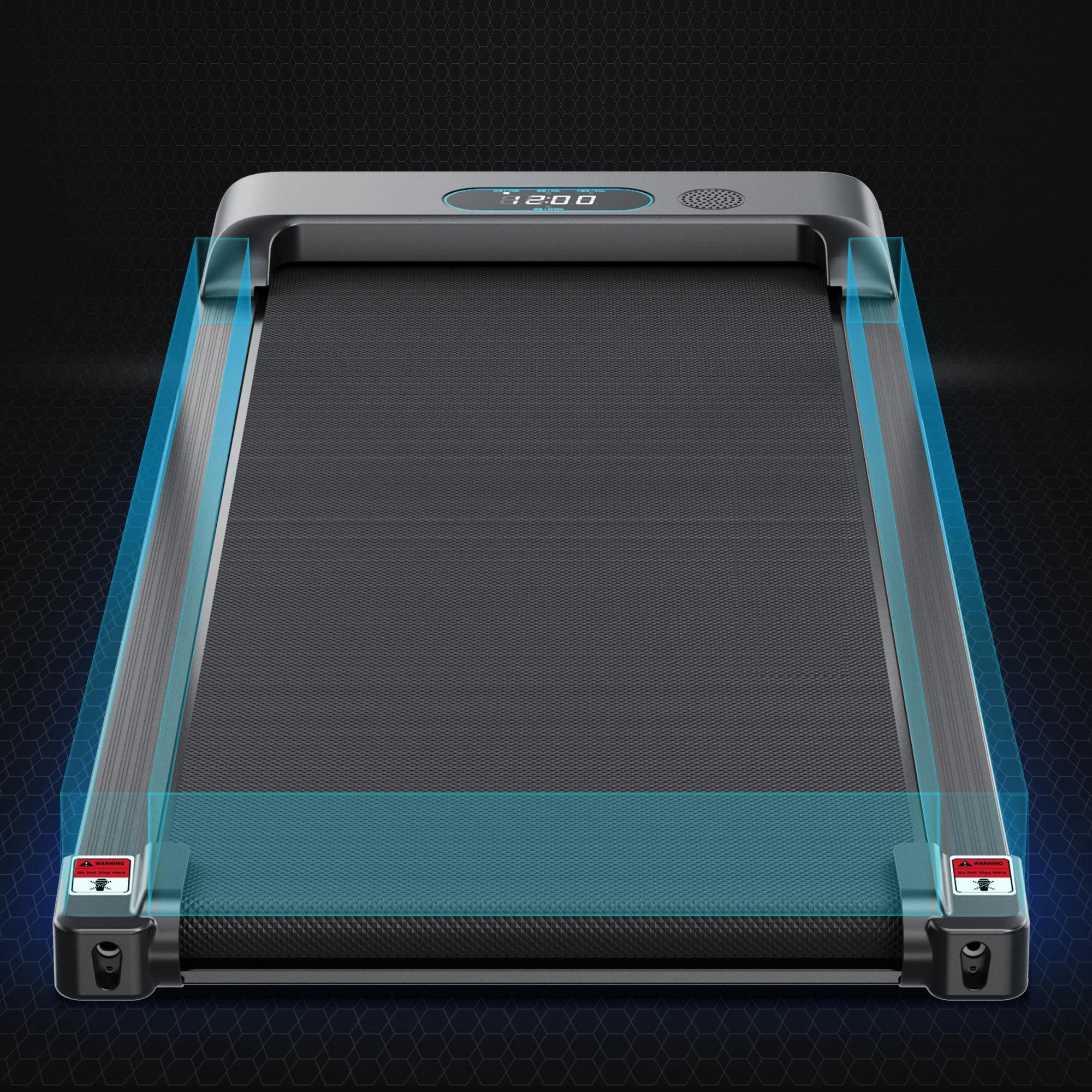 7 Black Lord Treadmill Electric Walking Pad Home Office Gym Fitness Remote Control - Black, 7 of 9