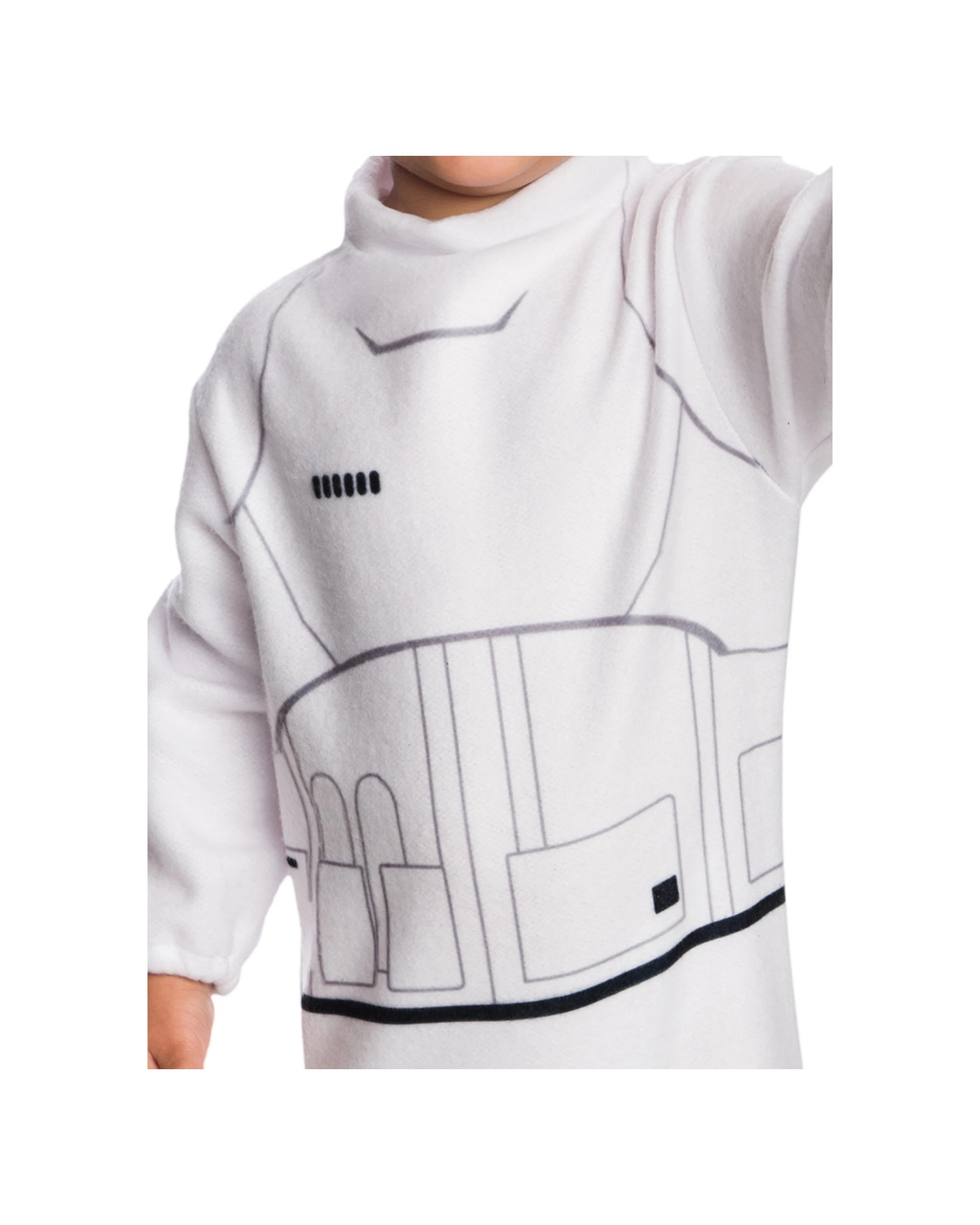 3 Star Wars Size Toddler Stormtrooper Costume With Headpiece - White, 3 of 3