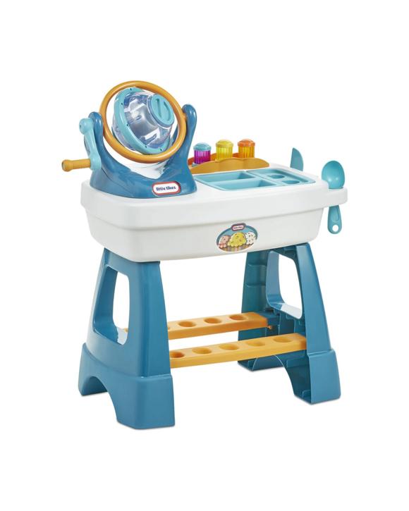 Little Tikes Now Make Real Ice Cream At Home Playset Hand Crank Ages 3 Years
