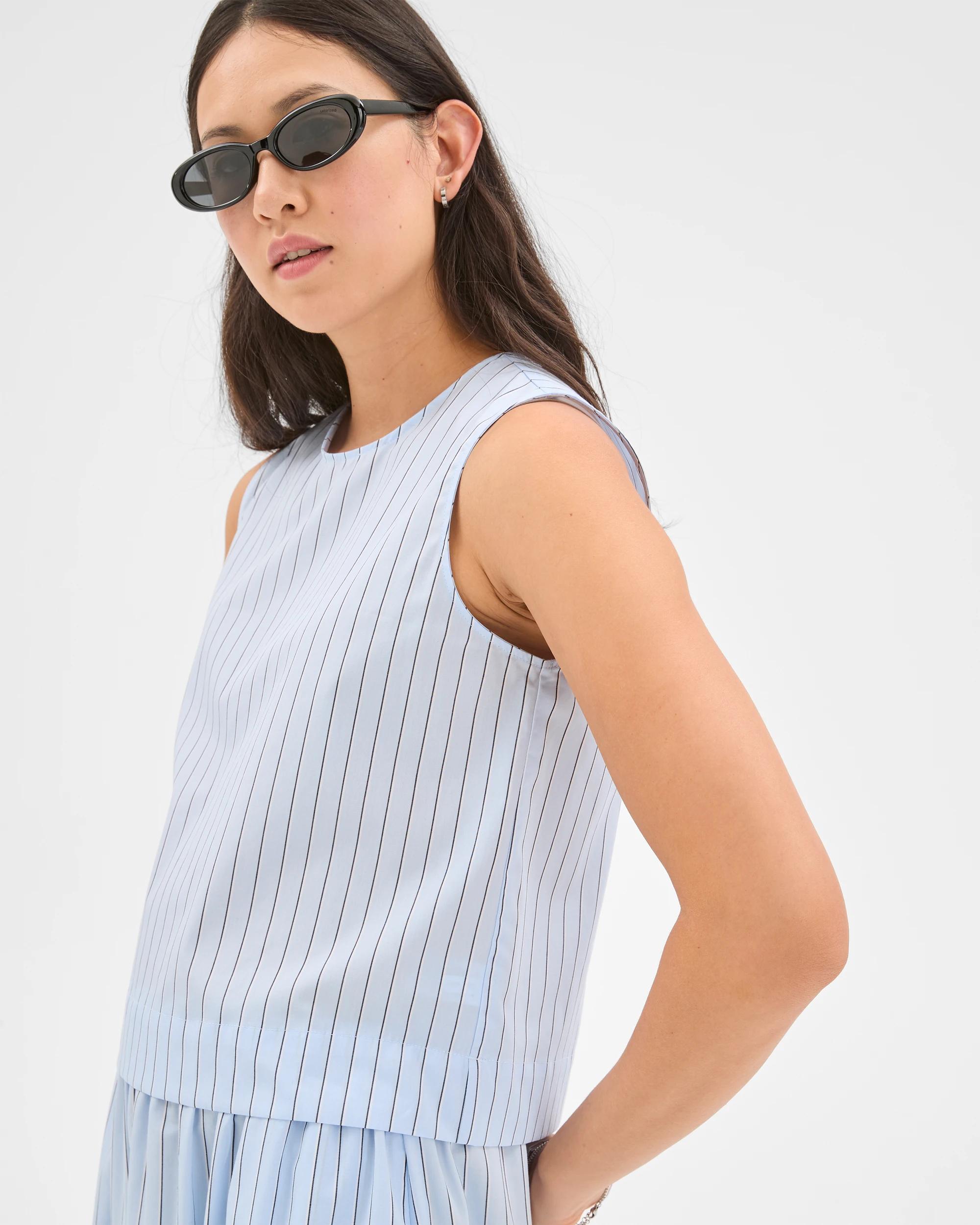 4 Preview Australian Cotton Sleeveless Tank Top , 4 of 6