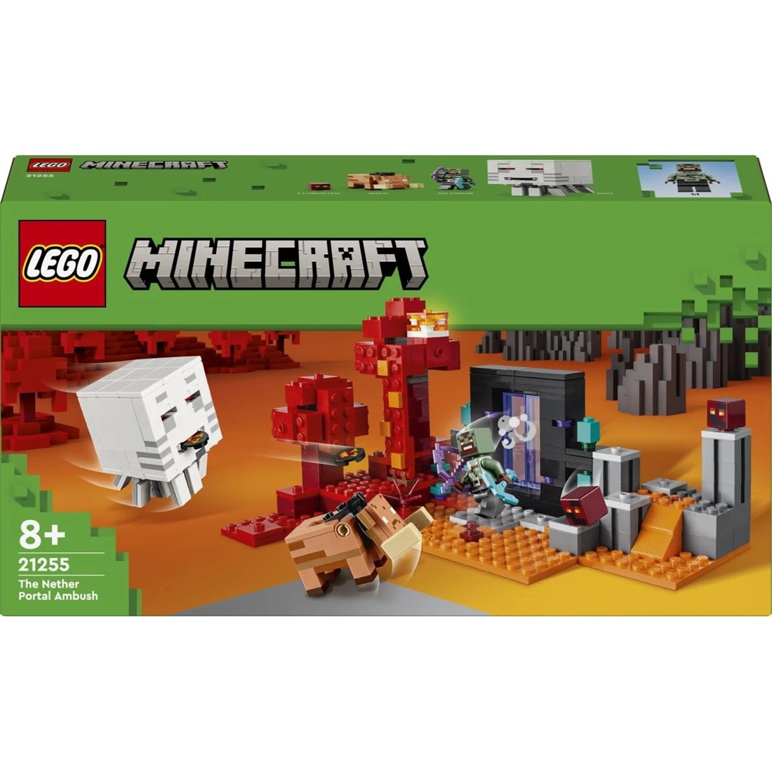 1 LEGO Minecraft The Nether Portal Ambush 21255, 1 of 11