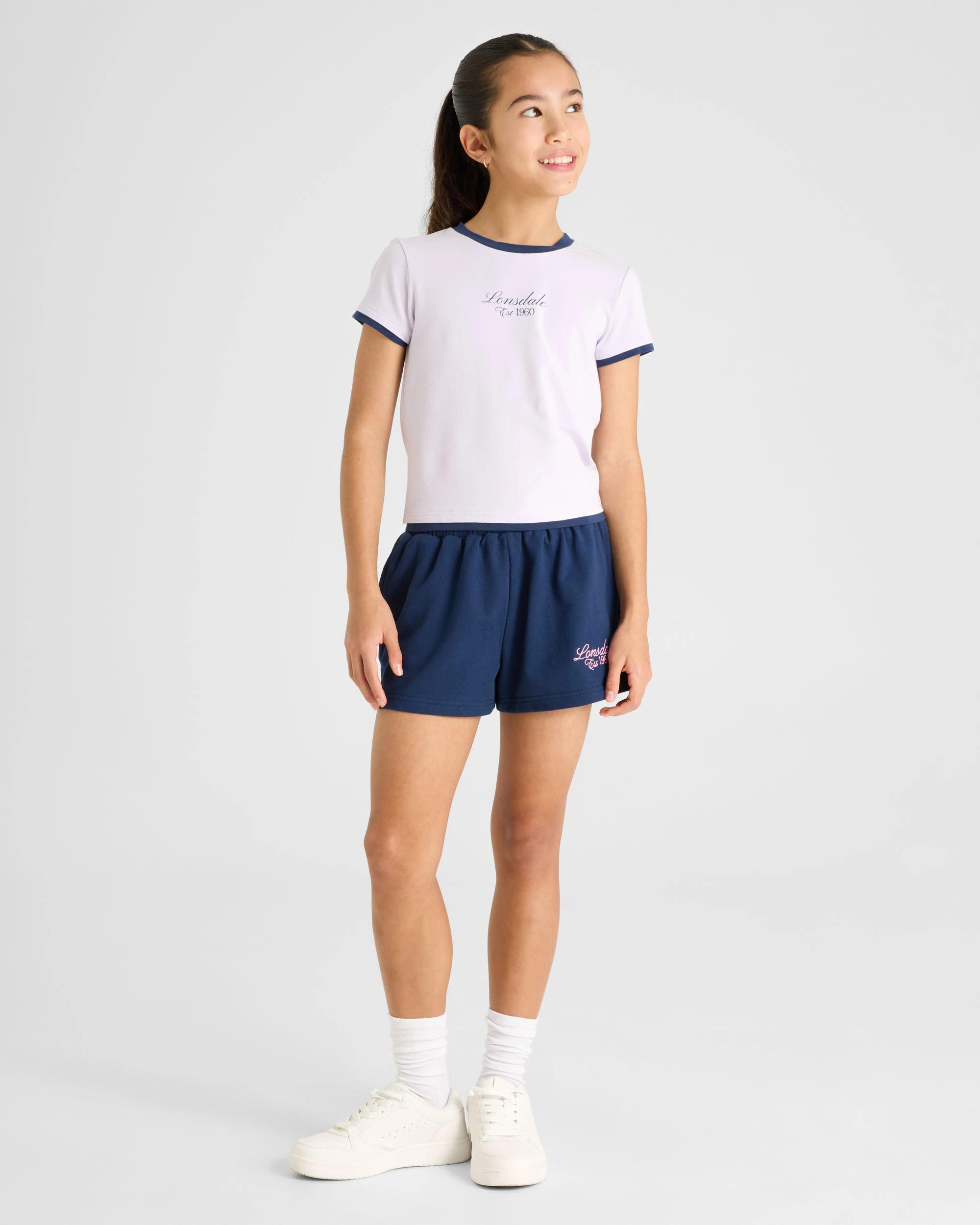 5 Lonsdale London French Terry Shorts NAVY, 5 of 5
