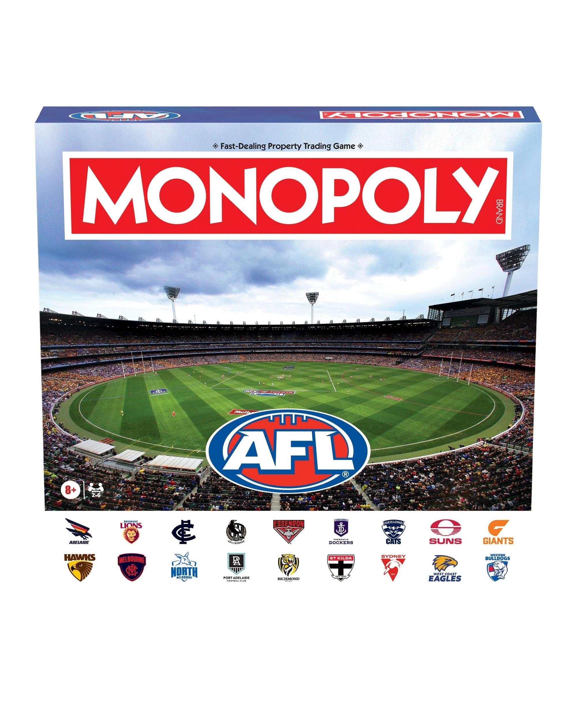 9 Monopoly AFL Refresh Edition Board Game, 9 of 9