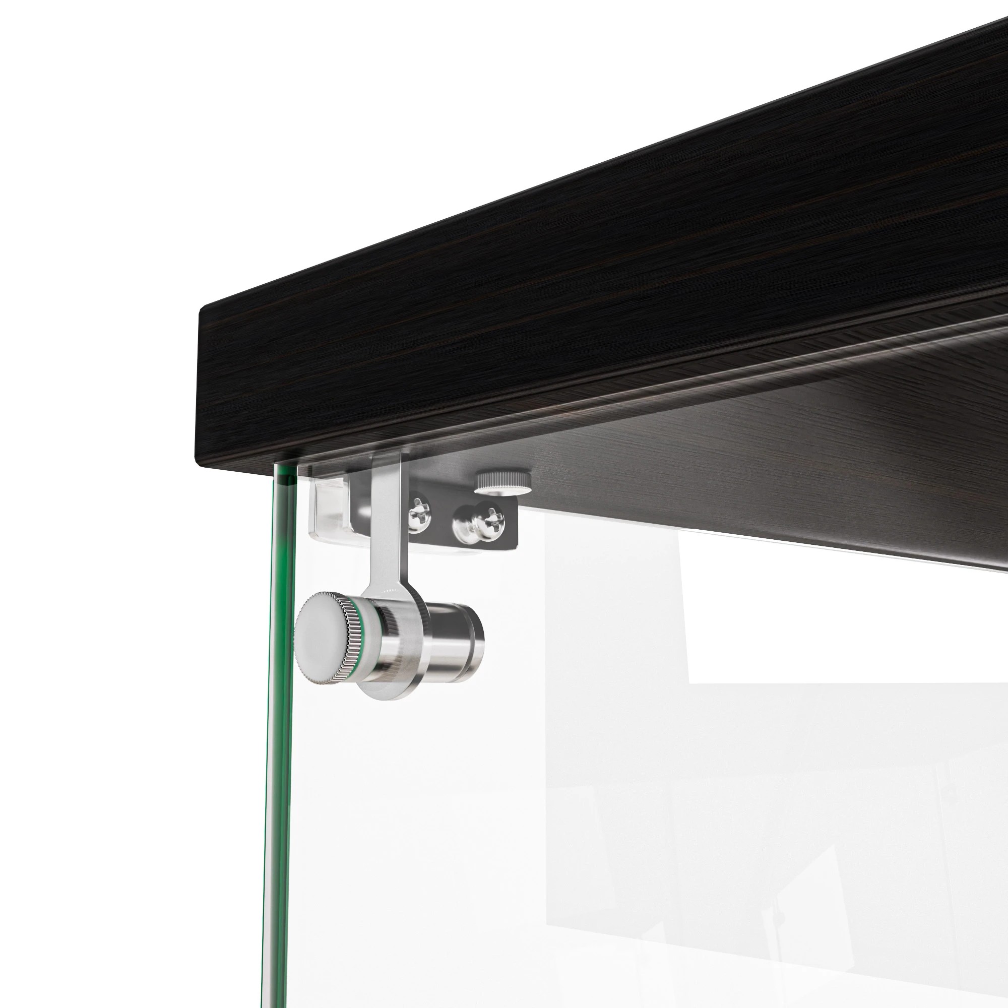 6 Stacked Tempered Glass Display Cabinet 3 RGB Lights Collections Lockable Storage, 6 of 9