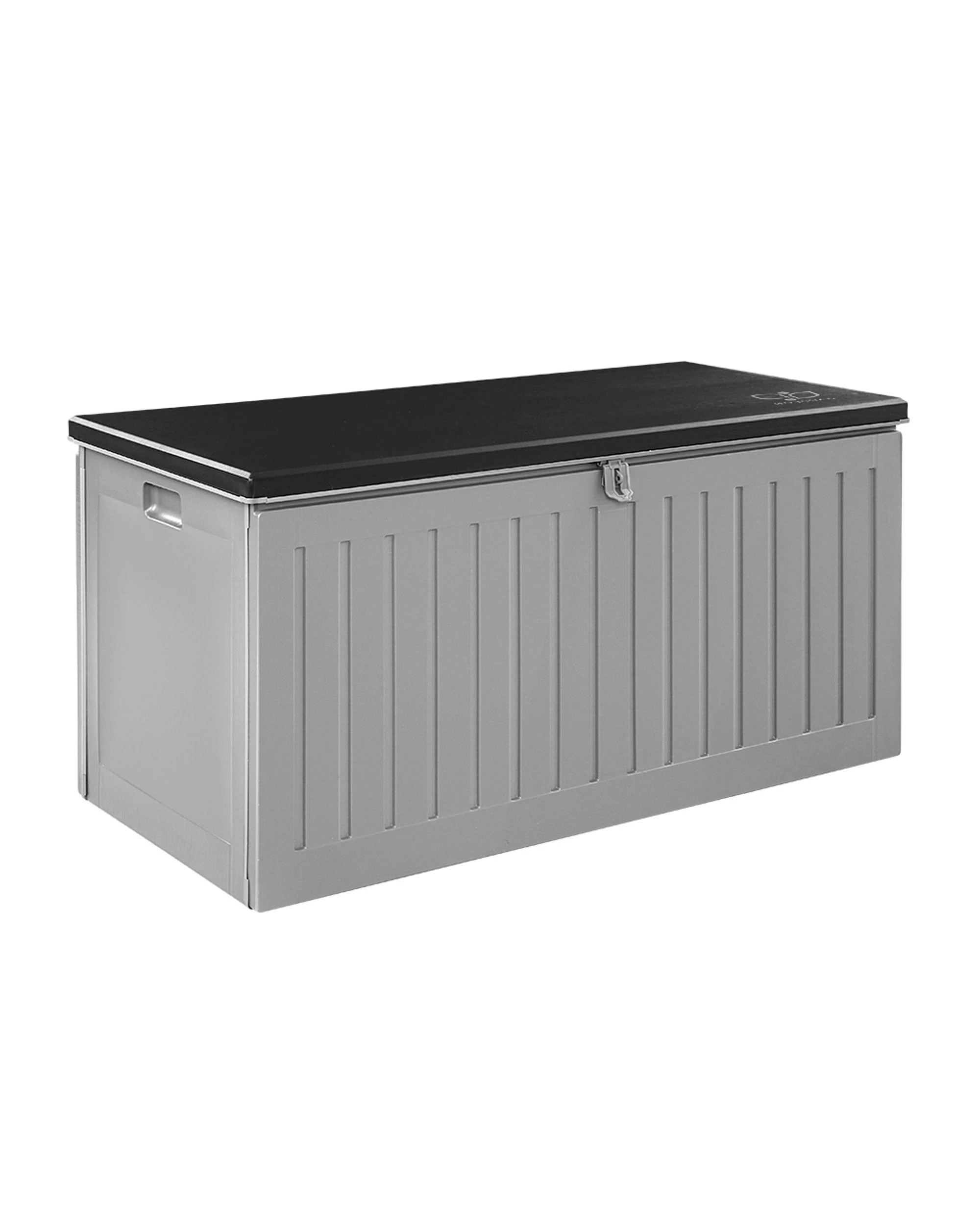 3 Gardeon Outdoor Storage Box 270L Container Lockable Garden Bench Tool Shed - Black, 3 of 8