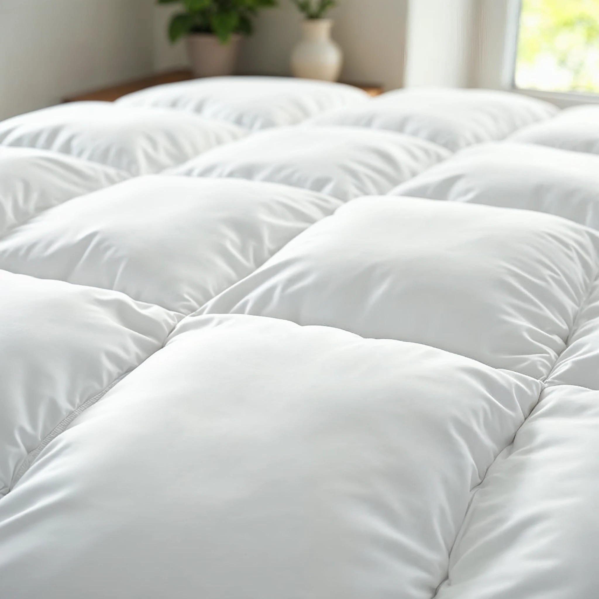 4 Royal Comfort 500GSM 95% Goose Feather 5% Down Quilt All-Seasons - Double Bed - White, 4 of 5