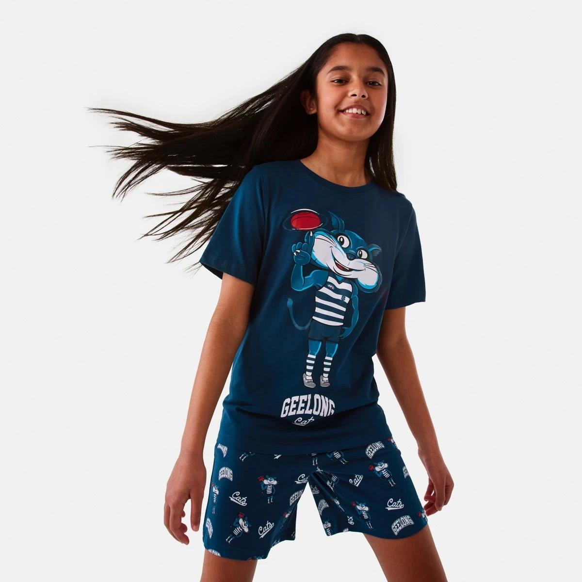 1 Active Kids AFL Pyjama Set Geelong, 1 of 8