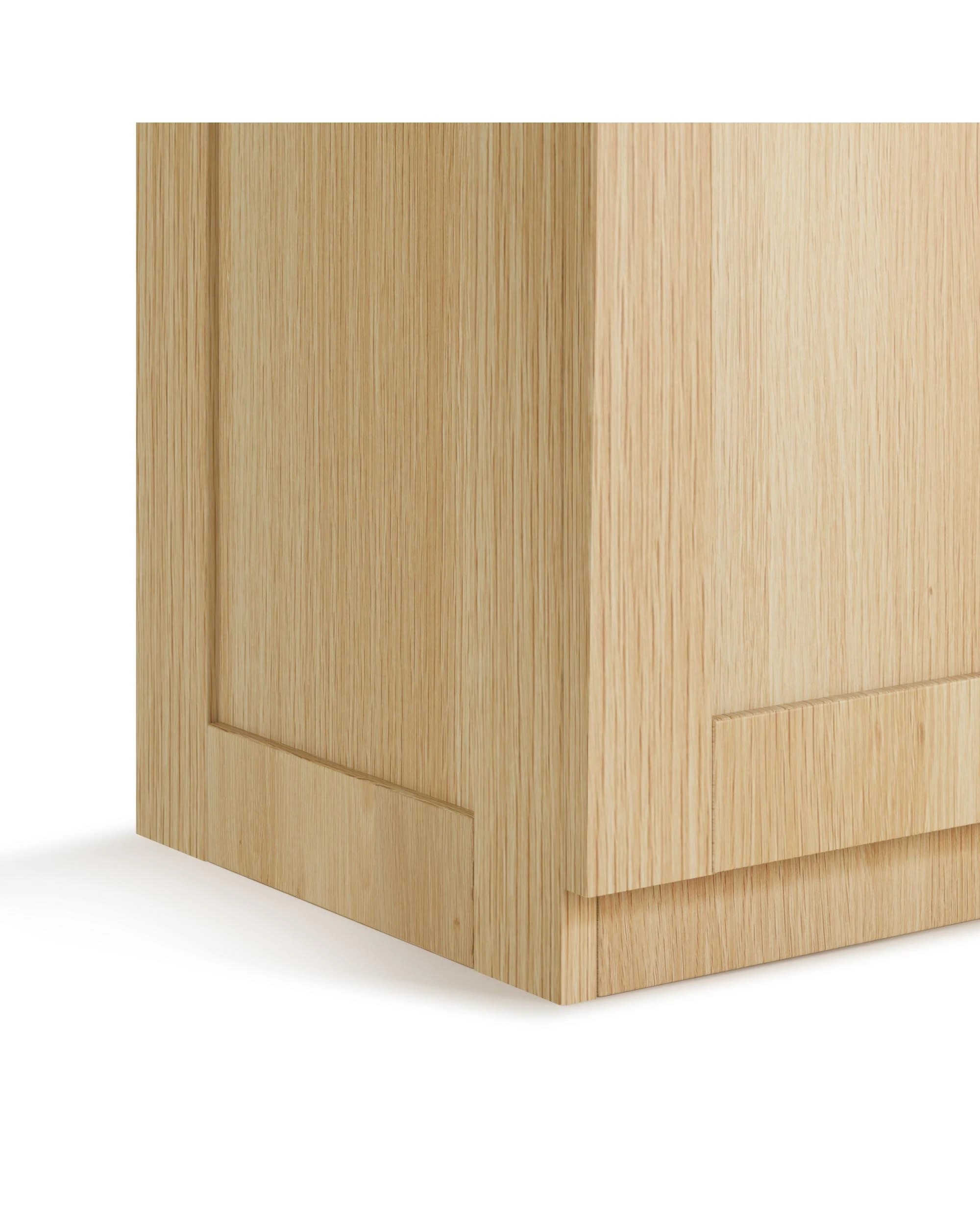 6 Kodu Low Storage Laundry Cabinet 2 Doors Oak - Natural, 6 of 7