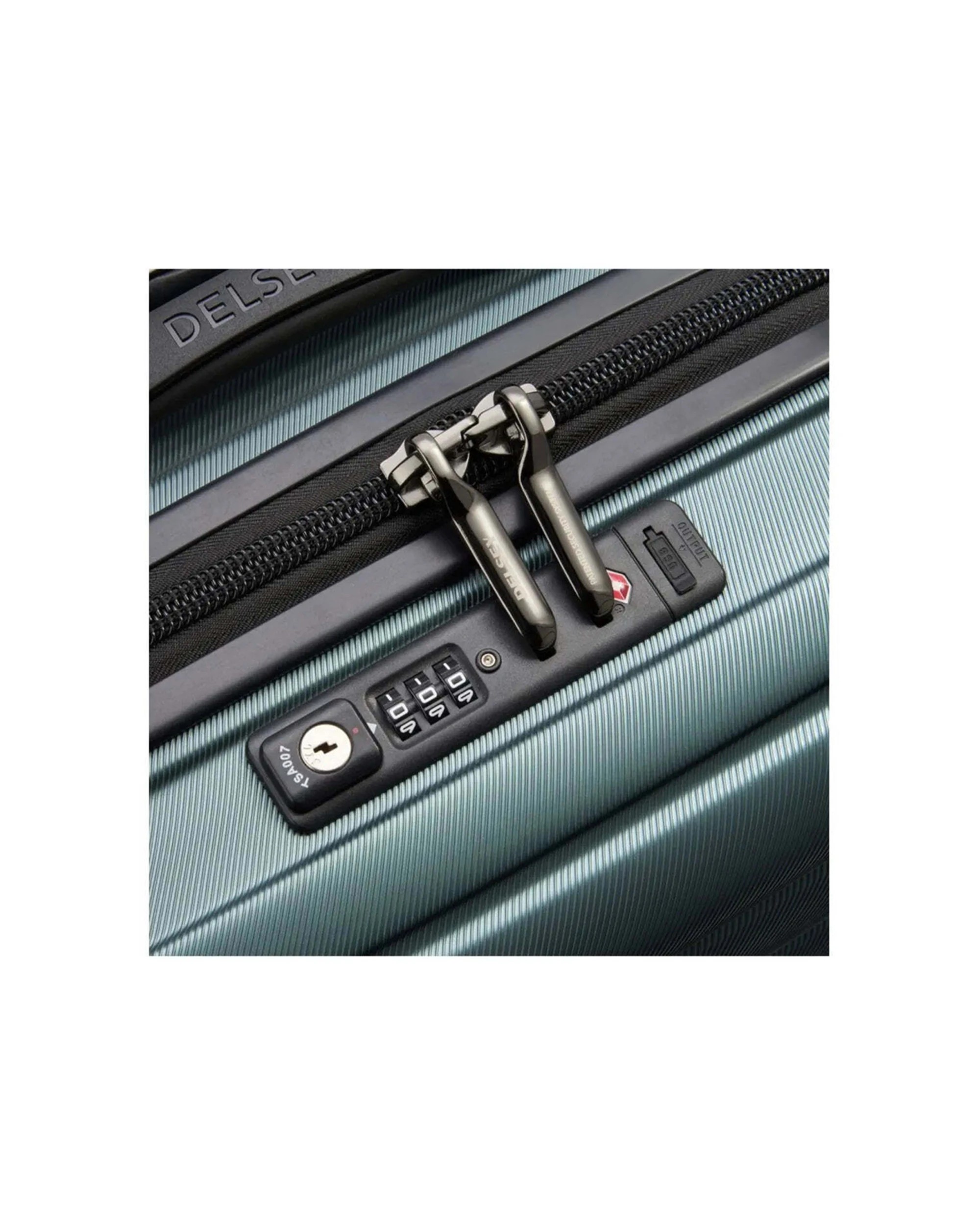 4 Delsey Shadow 5.0 - 55 cm Expandable Cabin Suitcase TSA Lock Polycarbonate - Green, 4 of 5