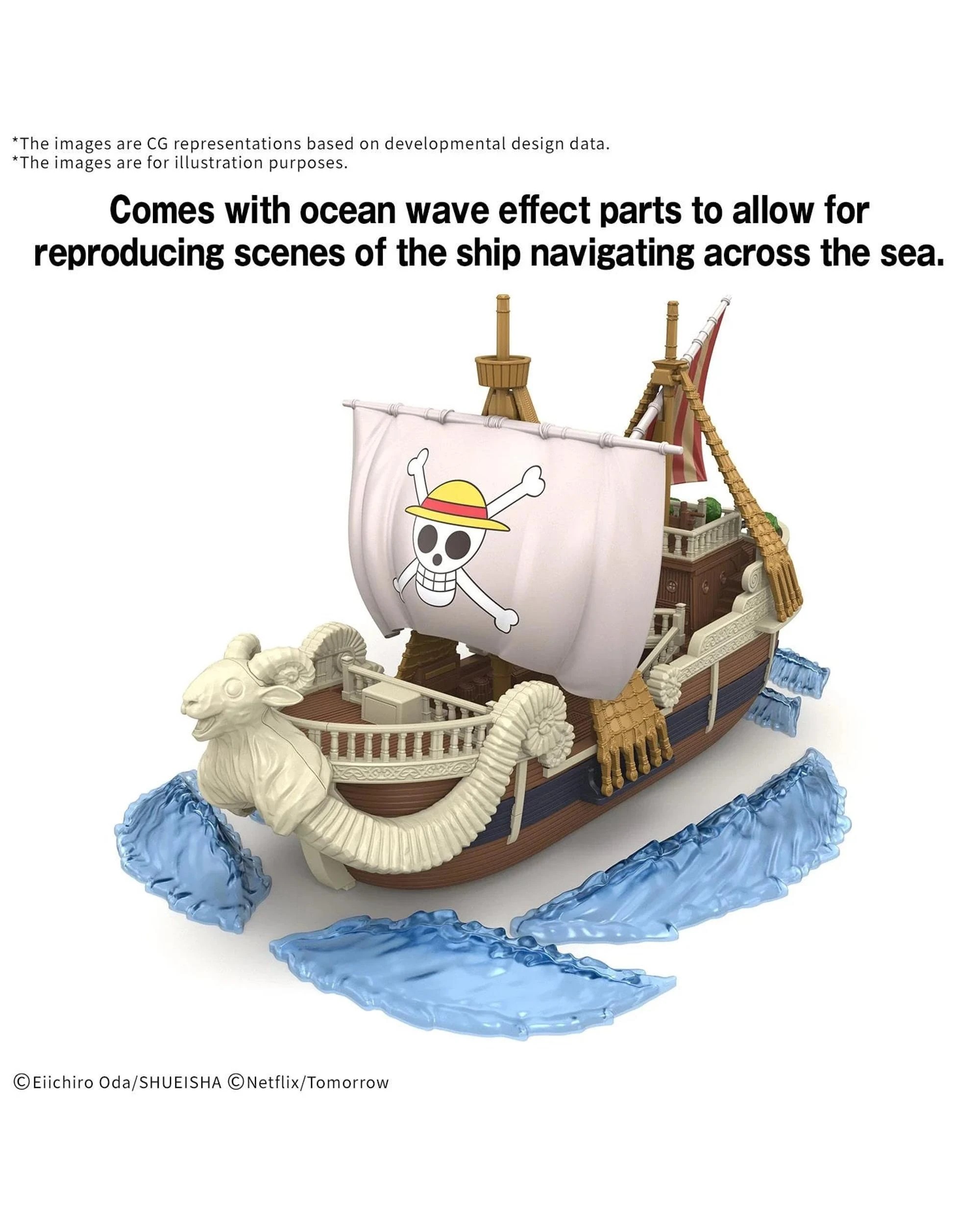 4 Bandai One Piece - NETFLIX -  Grand Ship Collection Going Merry Model Kit, 4 of 4