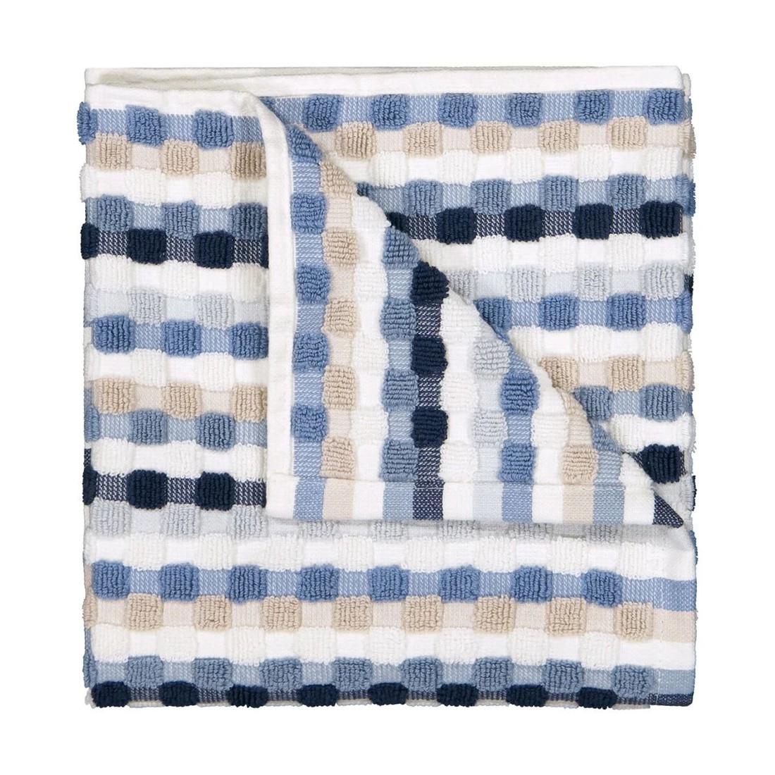 1 Blue Popcorn Cotton Hand Towel, 1 of 6