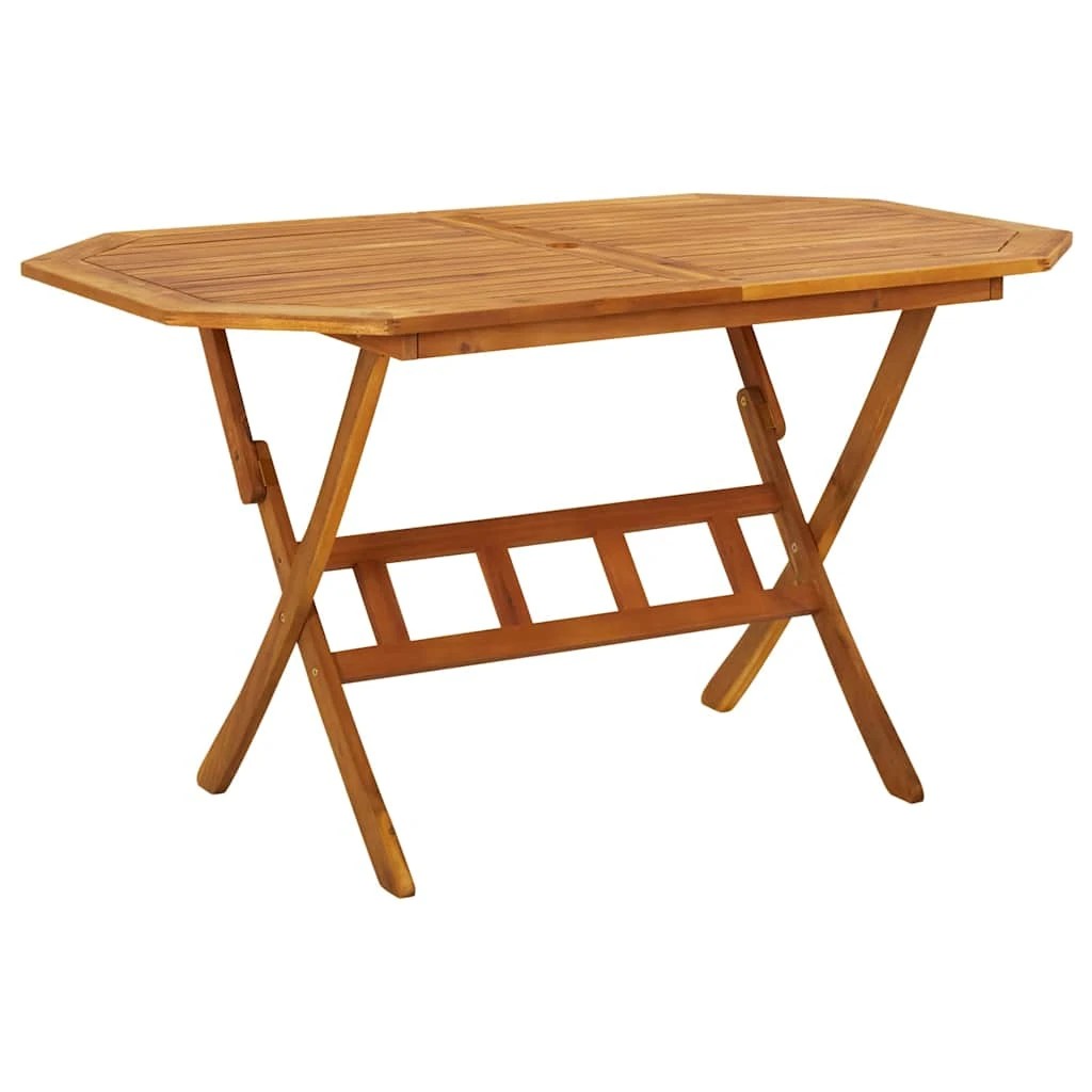 2 vidaXL dining set Foldable - Brown, 2 of 8
