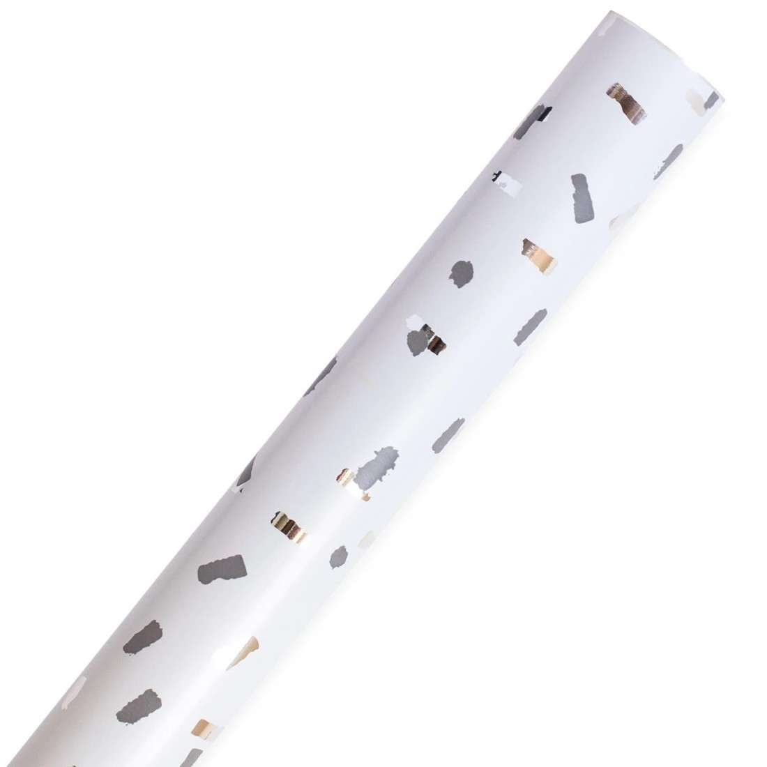 2 Hallmark Gift Wrap Roll - Silver Metallic, 2 of 2