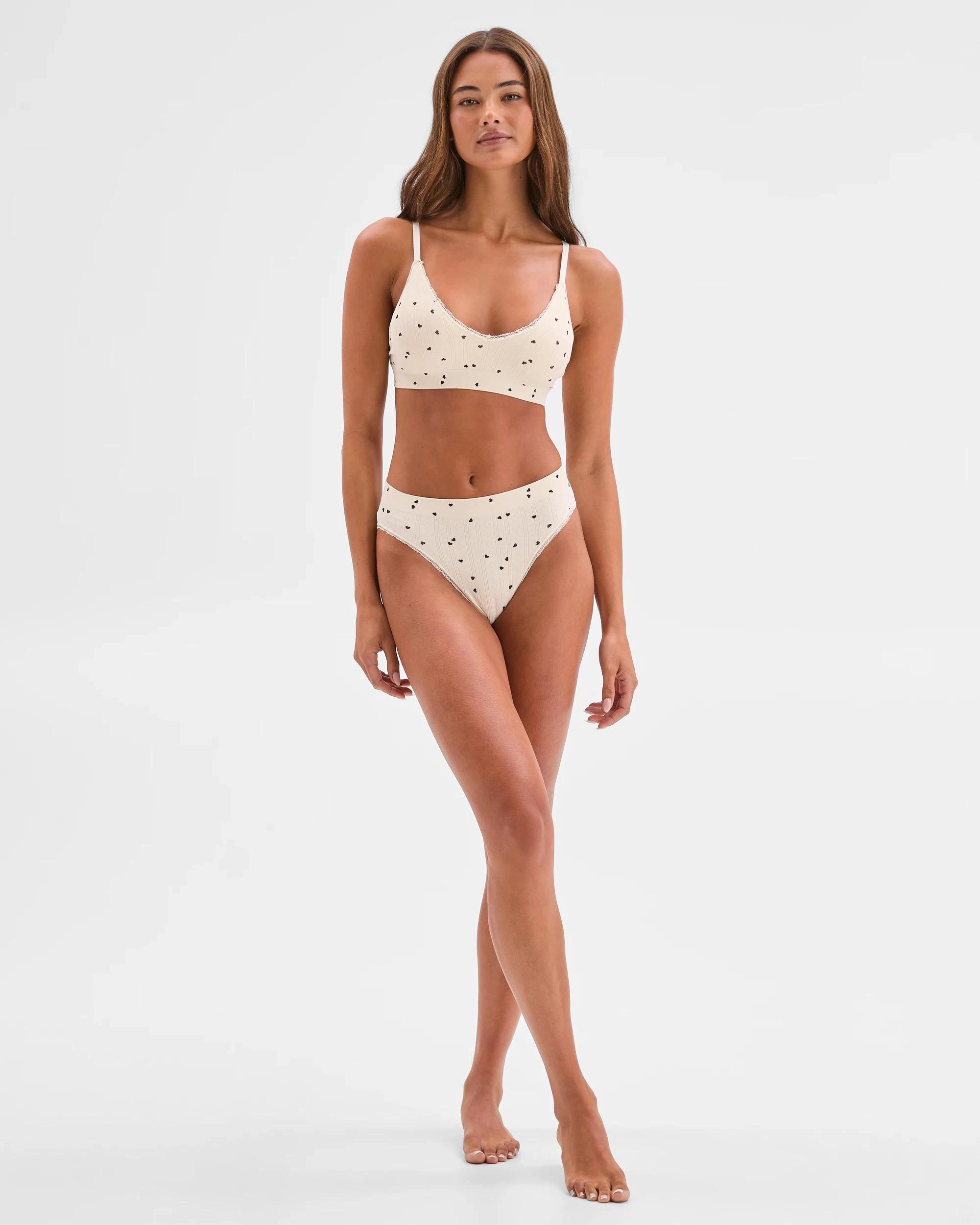 2 Lily Loves Pointelle Crop Top SCATTERED HEART, 2 of 6