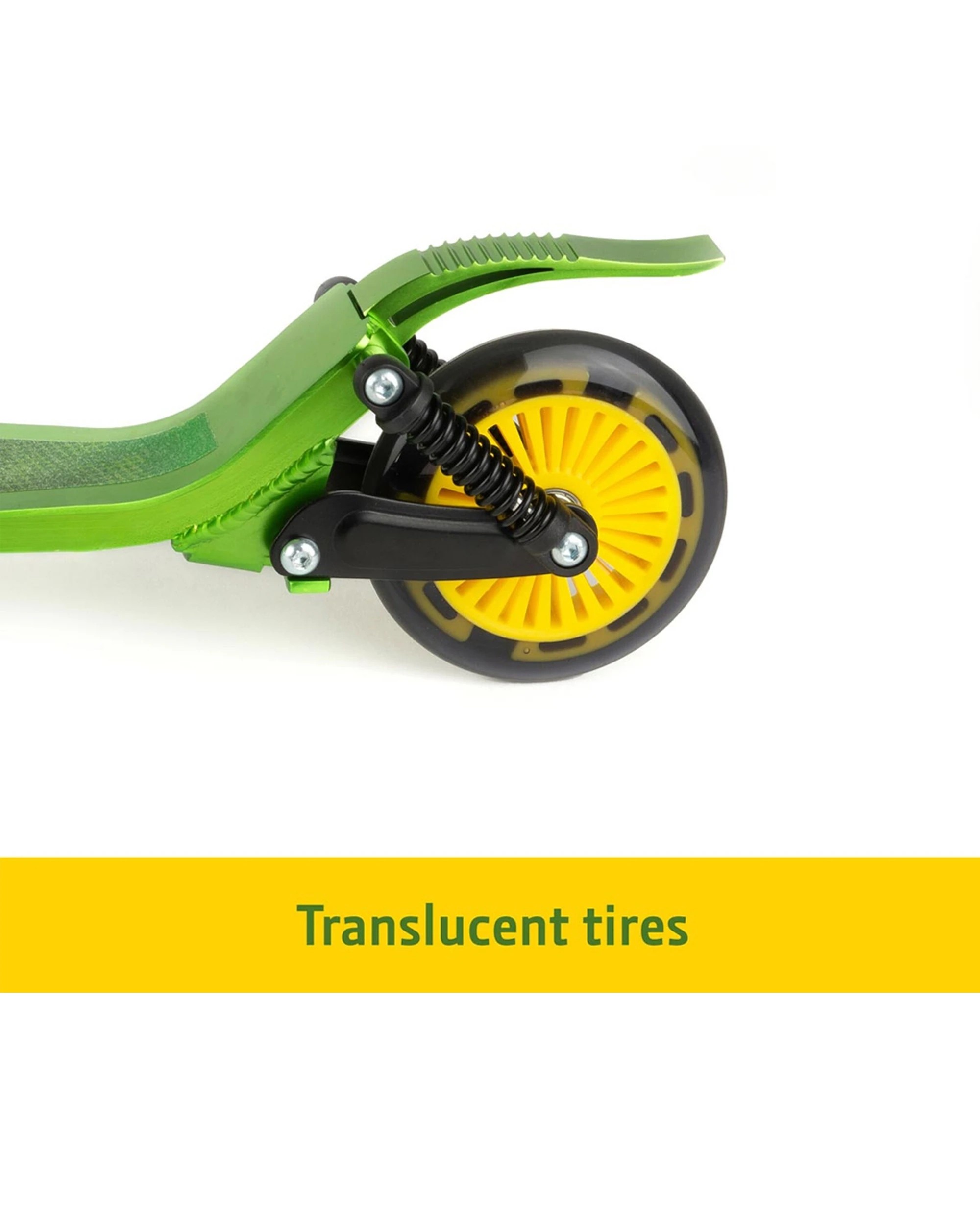 7 John Deere Adjustable Kick Scooter Trottinette w/ Light Up Wheels - Multi, 7 of 7