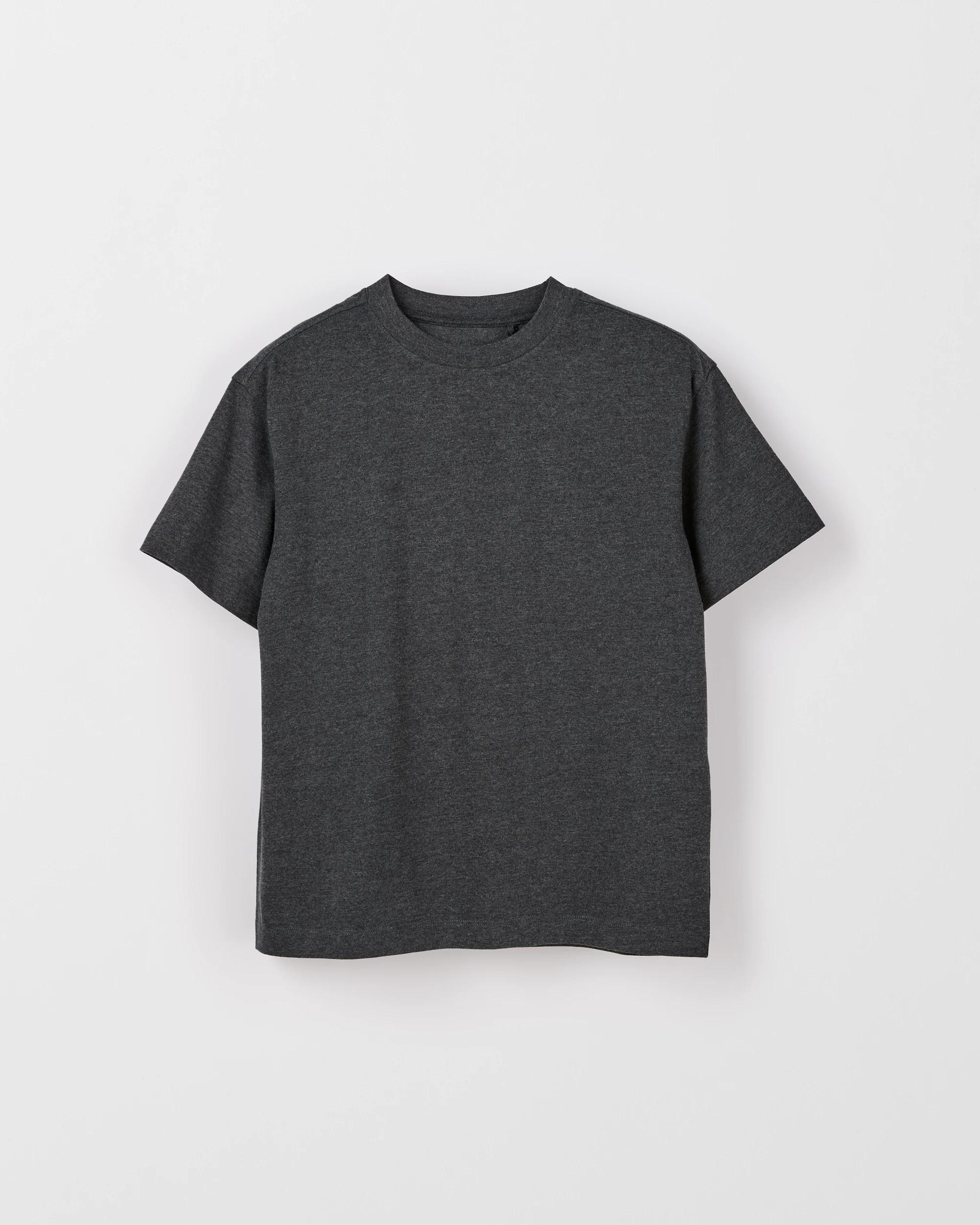2 Target Kids Australian Cotton 2 Pack T-Shirts TAN/CHARCOAL MARLE, 2 of 4