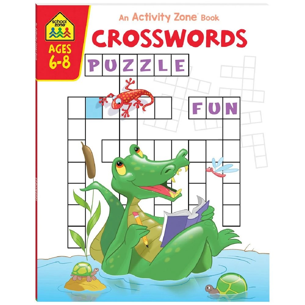 1 School Zone Activity Zone Crosswords, 1 of 4