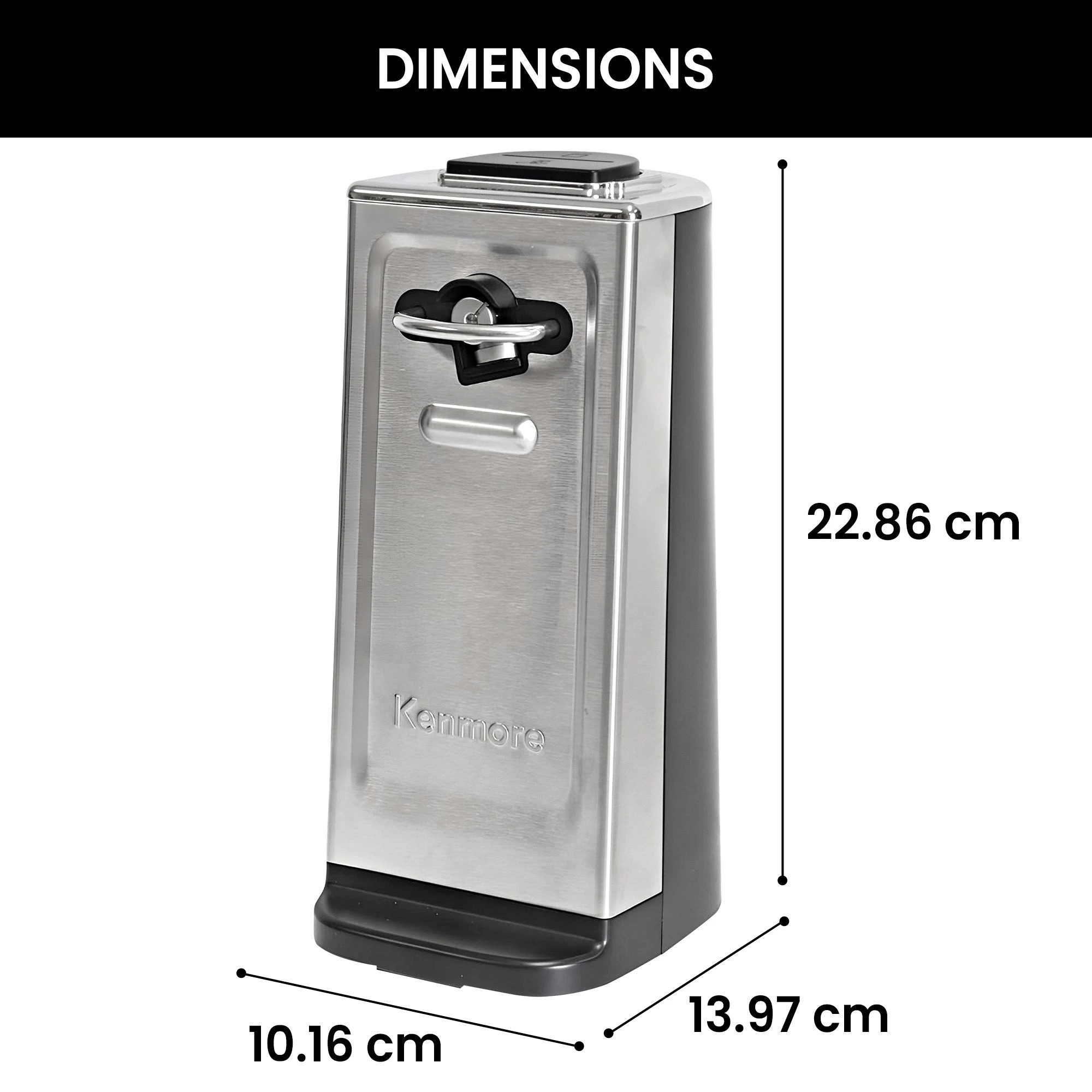 6 Kenmore Electric Can Opener - Silver, 6 of 9