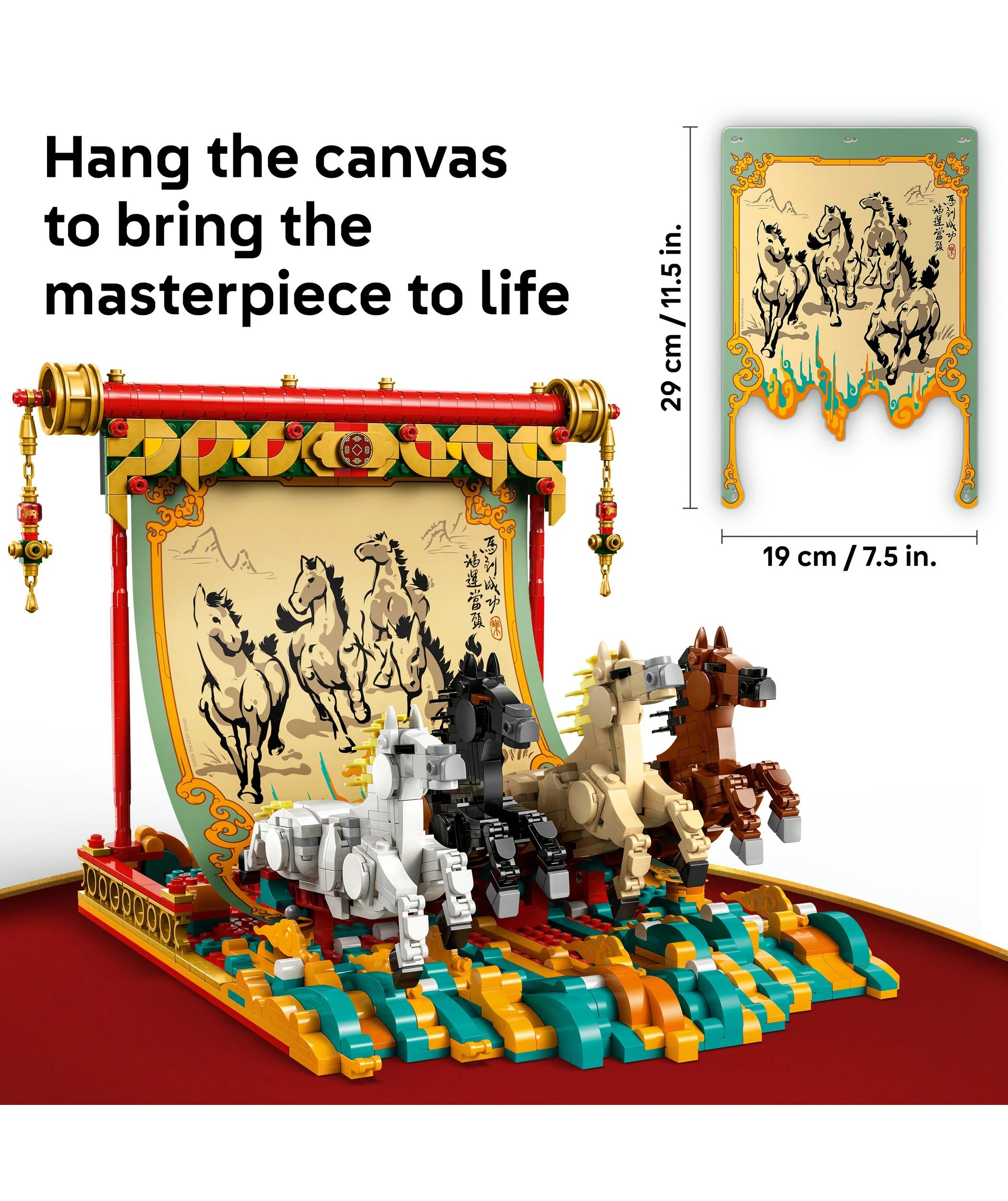 4 LEGO Spring Festival Galloping Horses Canvas 80119, 4 of 10